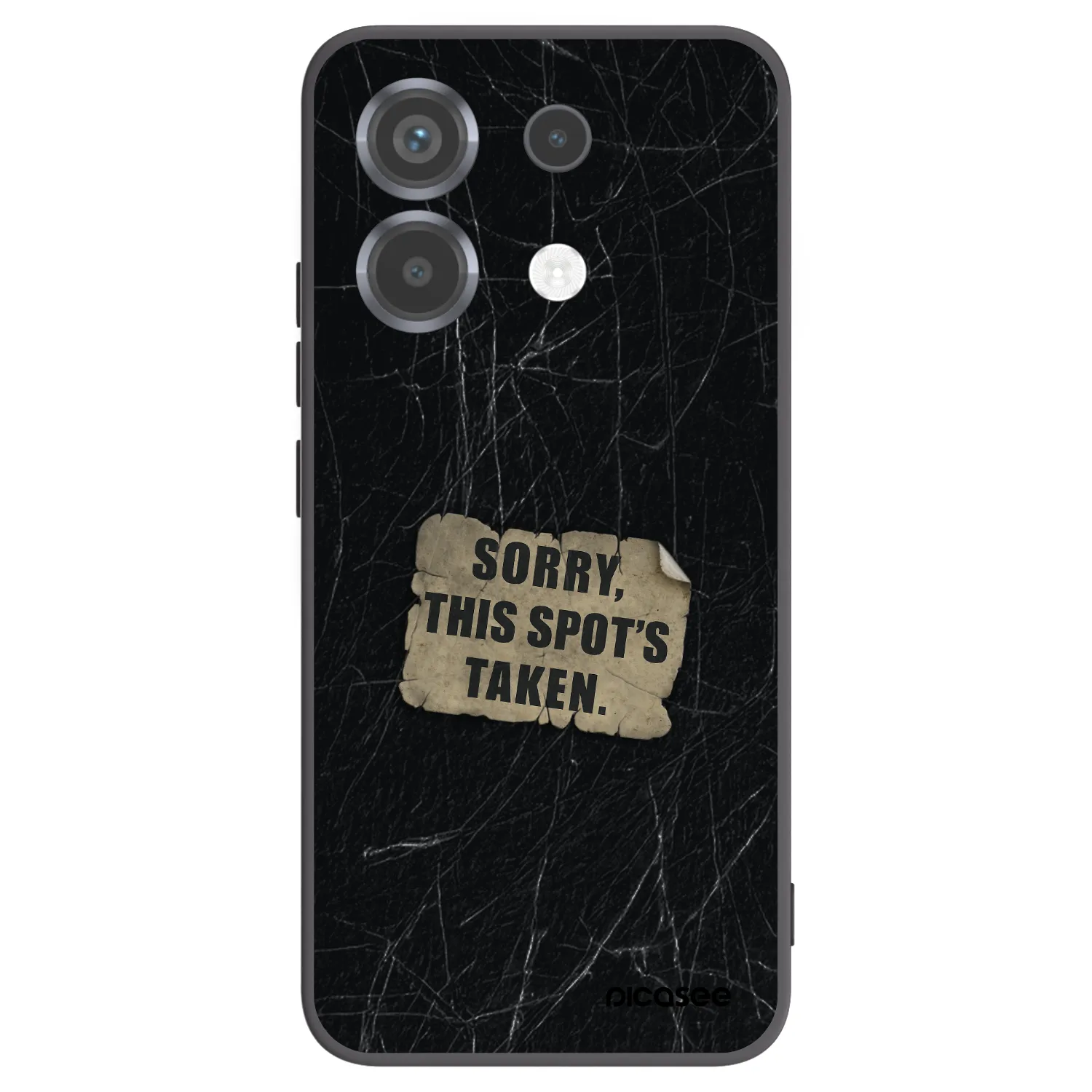 Picasee crna silikonska maskica za Xiaomi Poco X6 - SORRY