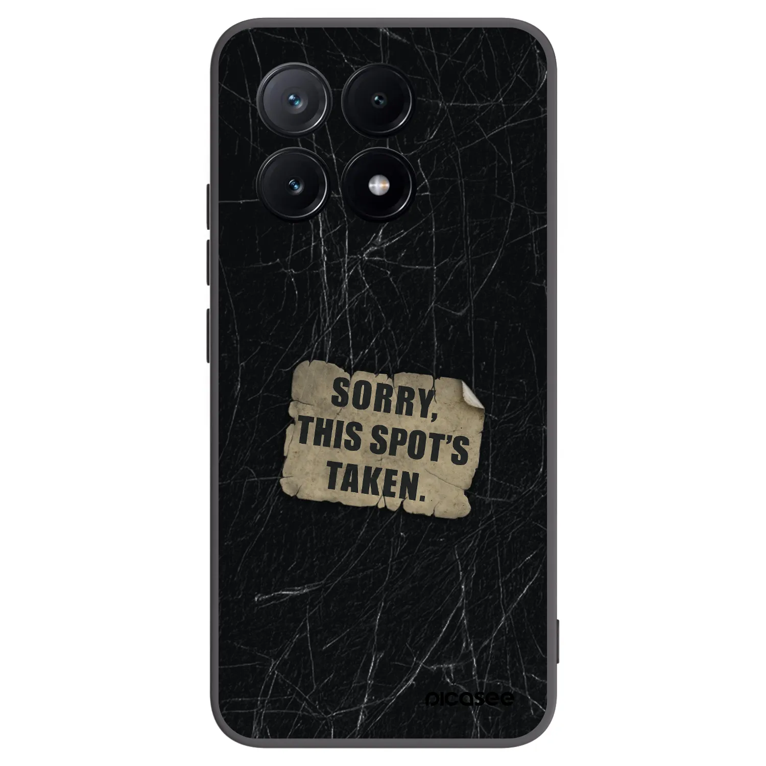 Picasee crna silikonska maskica za Xiaomi Poco X6 Pro - SORRY
