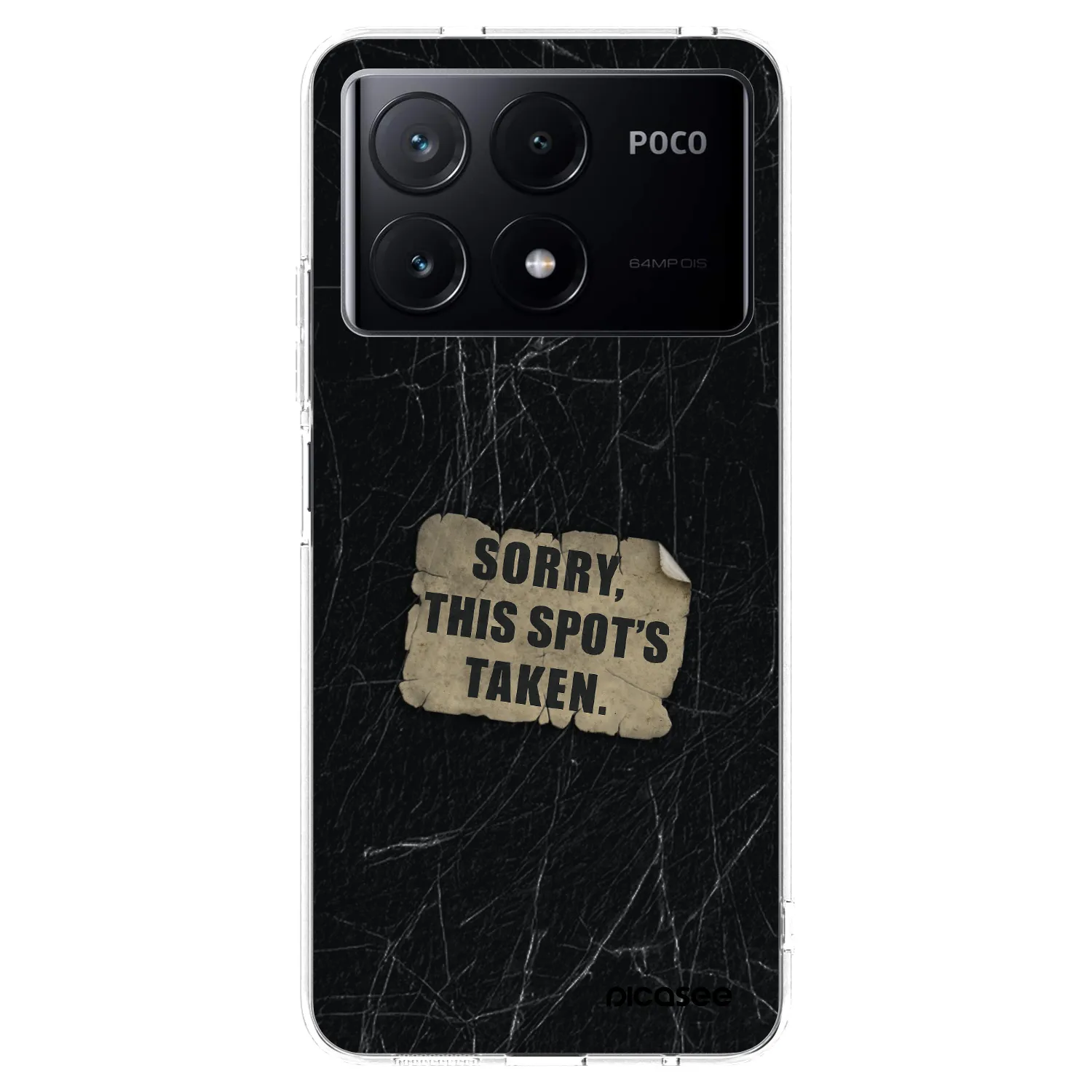 Picasee silikonska prozirna maskica za Xiaomi Poco X6 Pro - SORRY