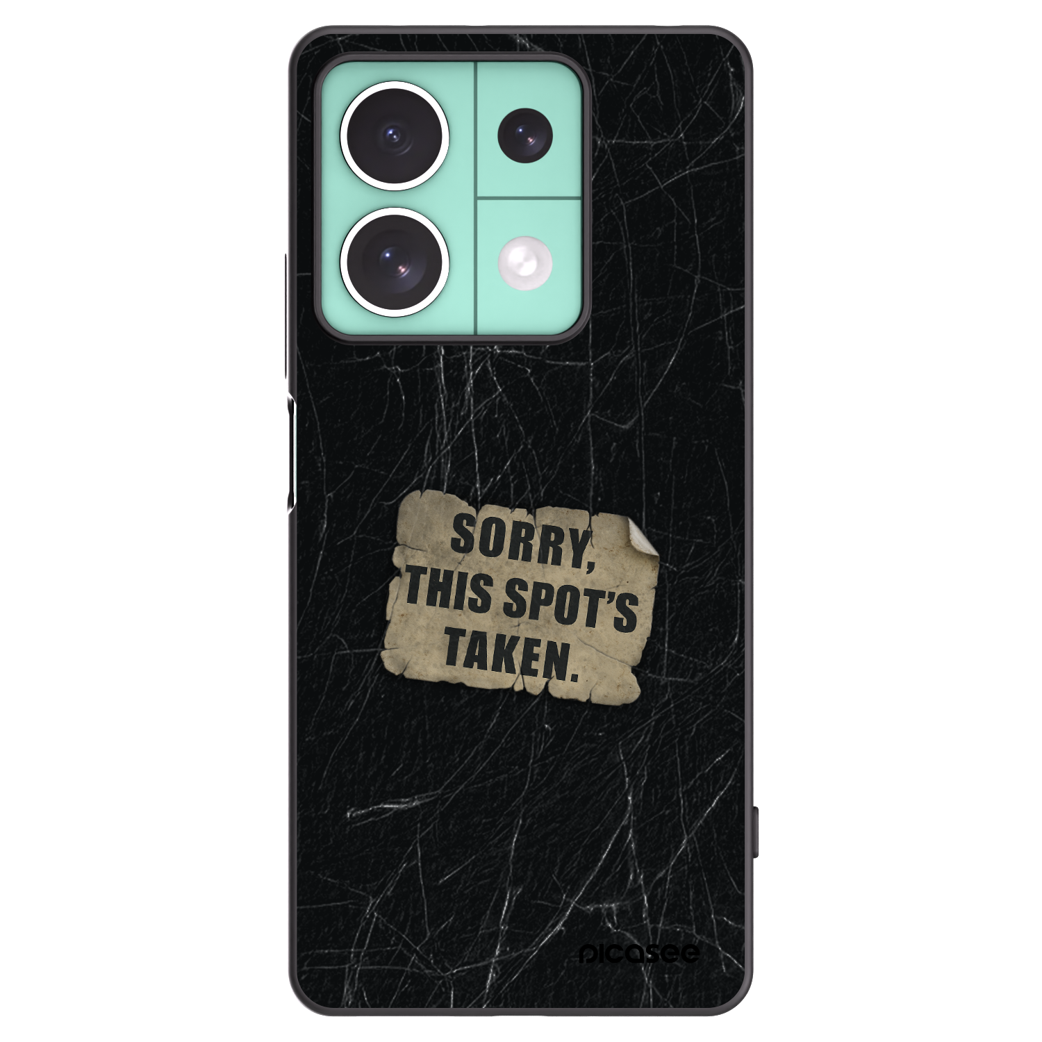 Picasee crna silikonska maskica za Xiaomi Redmi Note 13 5G - SORRY
