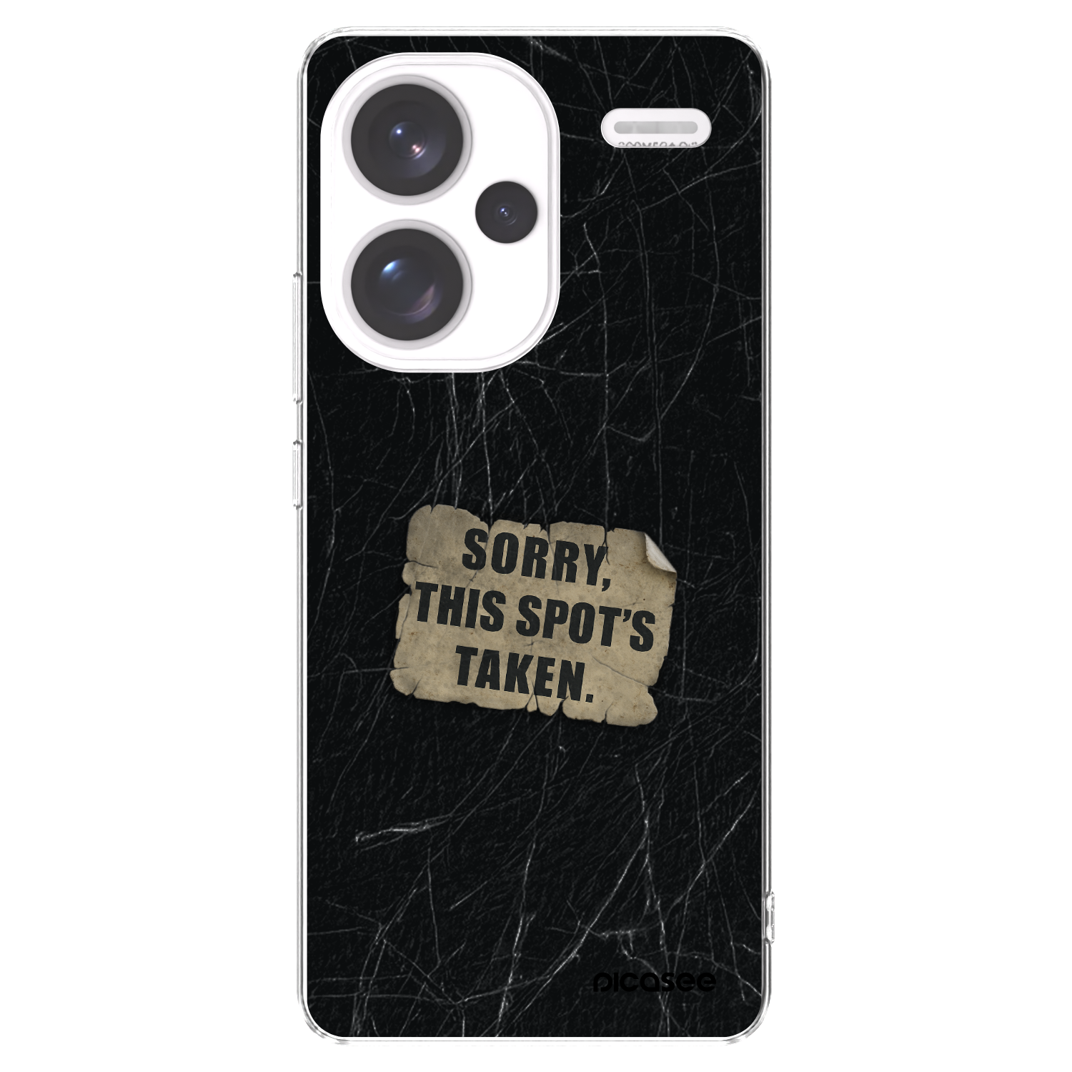 Picasee silikonska prozirna maskica za Xiaomi Redmi Note 13 Pro+ 5G - SORRY