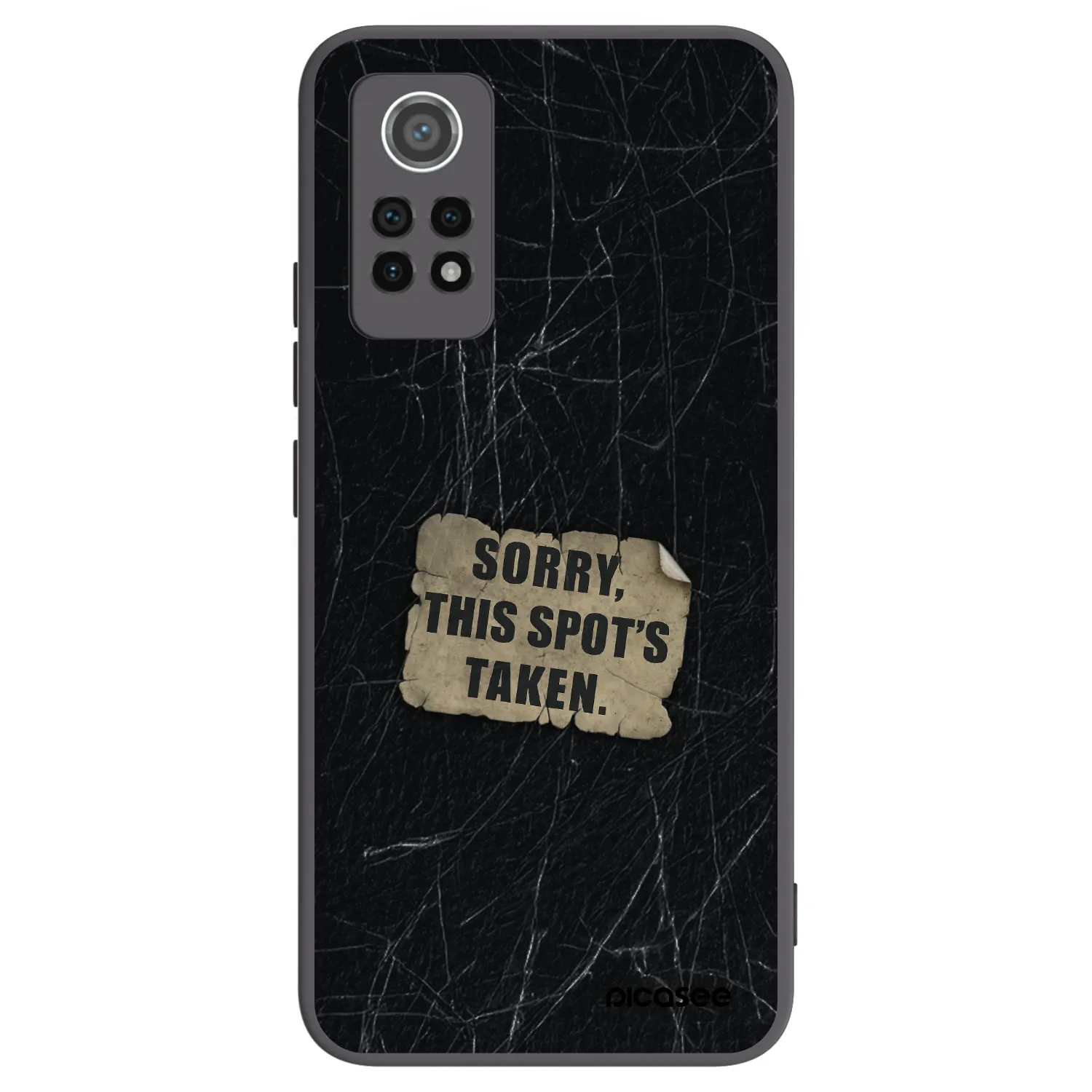 Picasee crna silikonska maskica za Xiaomi Redmi Note 12 Pro 4G - SORRY
