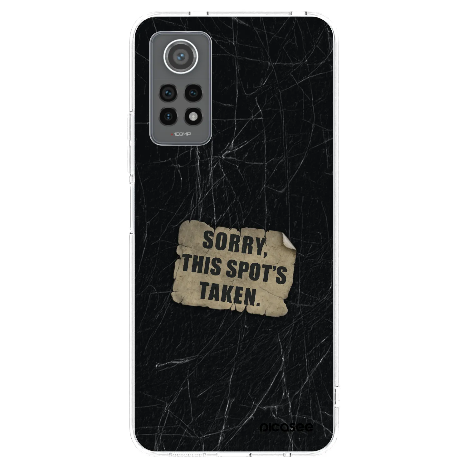 Picasee silikonska prozirna maskica za Xiaomi Redmi Note 12 Pro 4G - SORRY