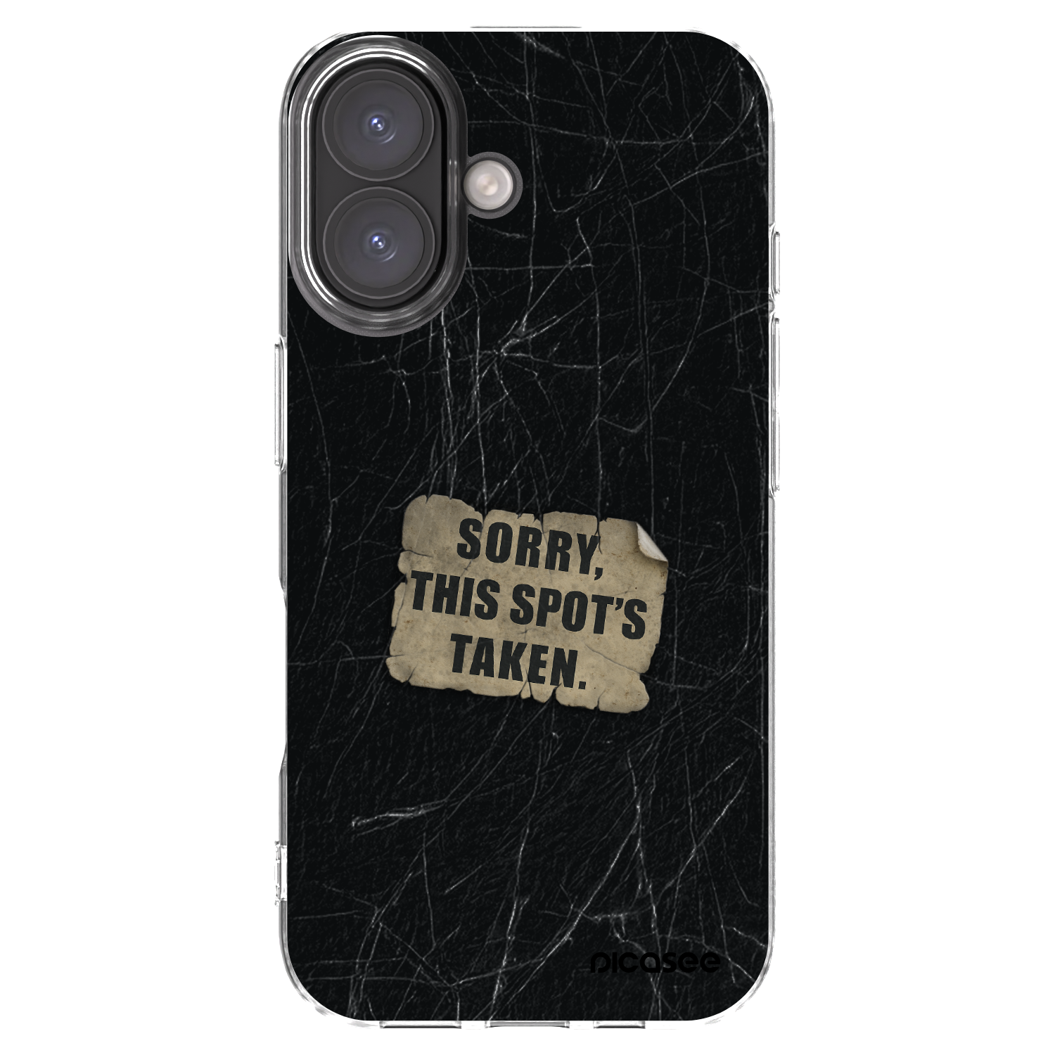 Picasee silikonska prozirna maskica za Apple iPhone 16 - SORRY