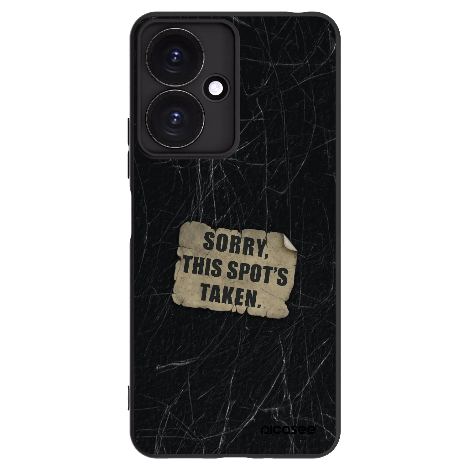 Picasee crna silikonska maskica za Xiaomi Redmi 13C 5G - SORRY