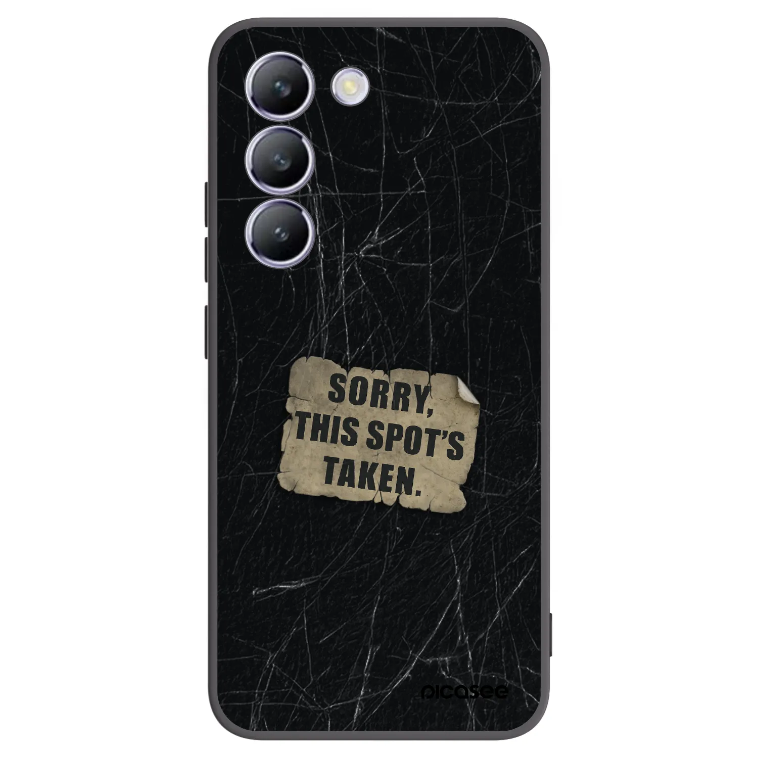 Picasee crna silikonska maskica za Vivo V40 SE 5G - SORRY