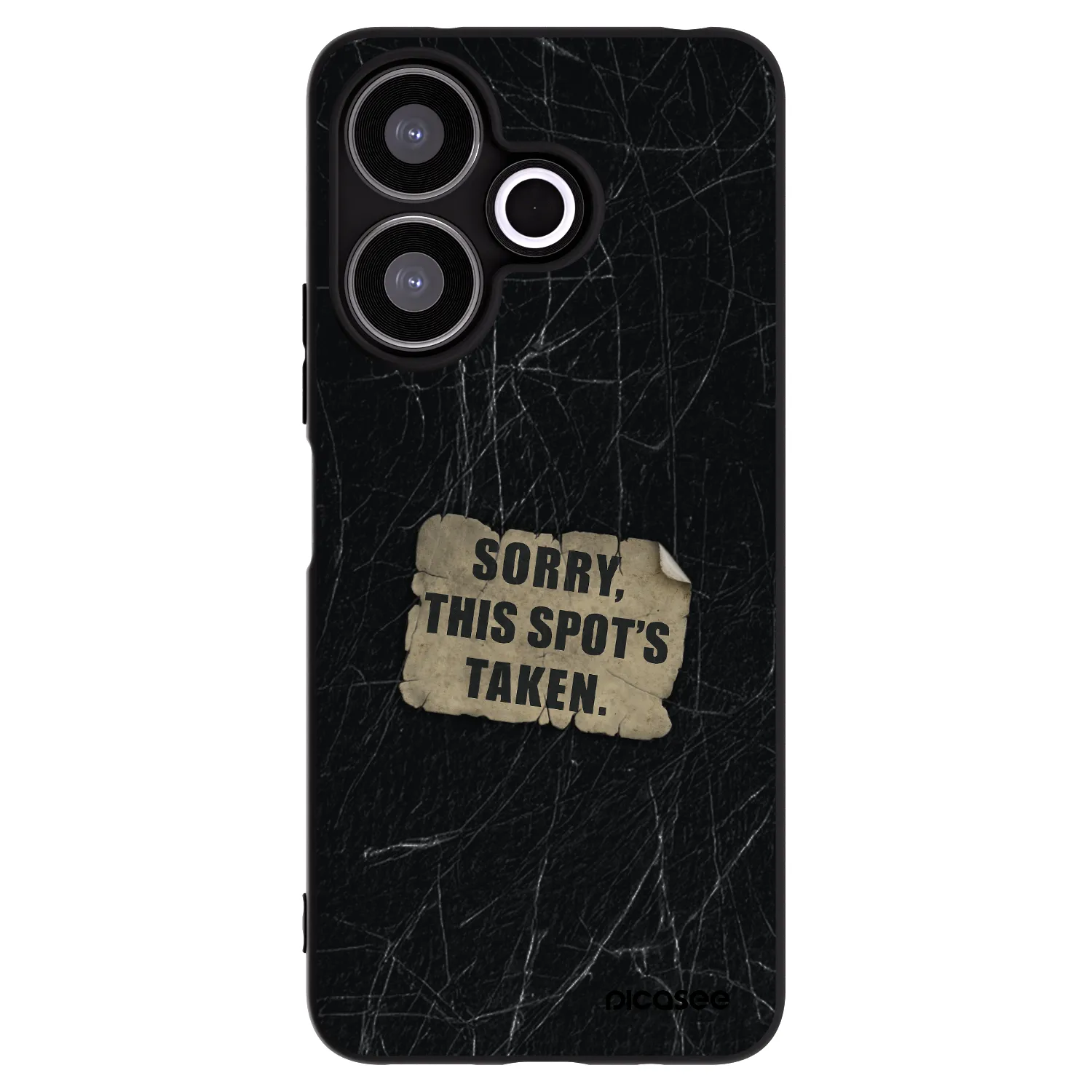 Picasee crna silikonska maskica za Xiaomi Redmi 13 4G - SORRY