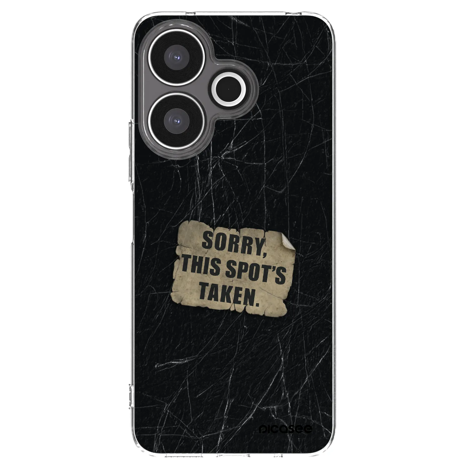 Picasee silikonska prozirna maskica za Xiaomi Redmi 13 4G - SORRY