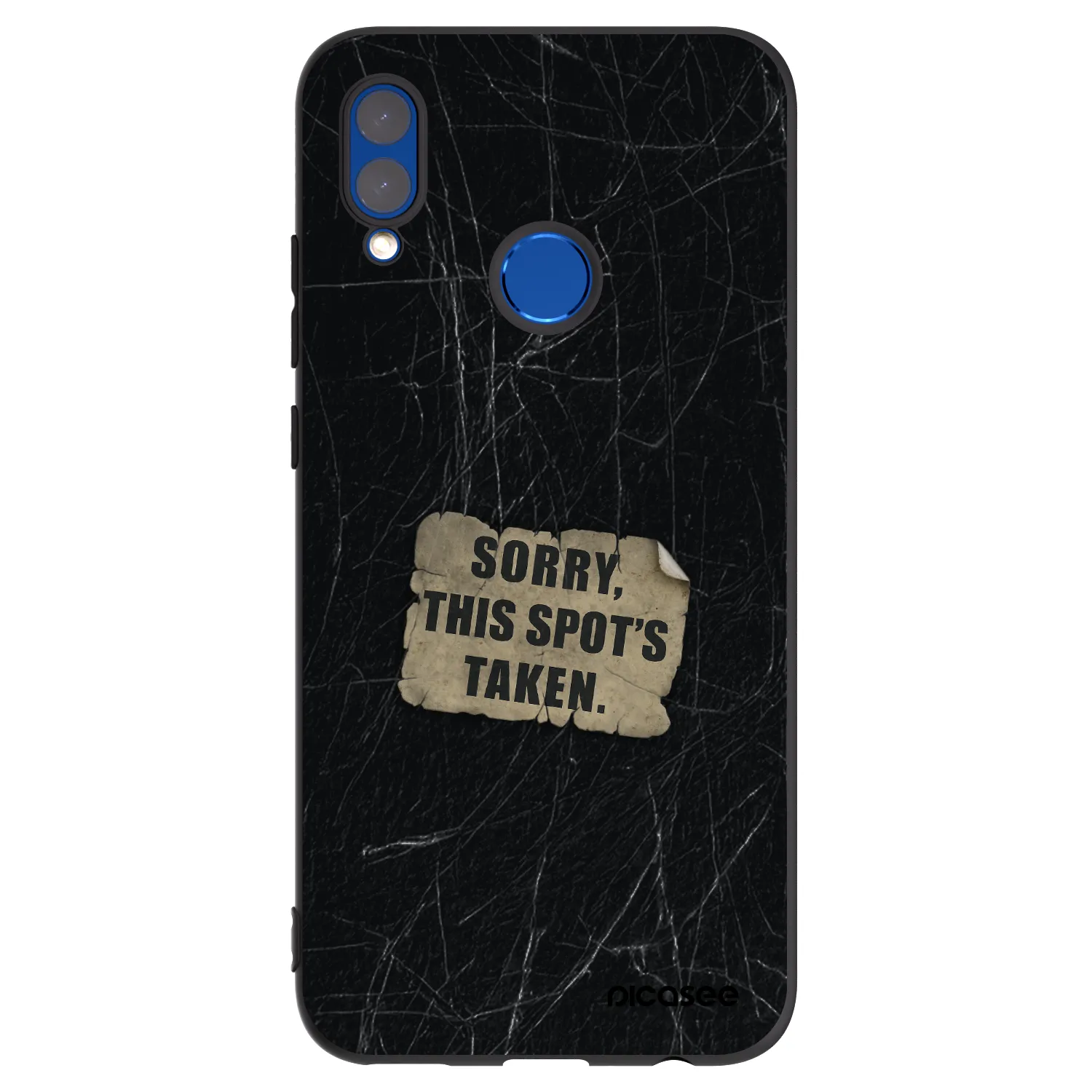 Picasee crna silikonska maskica za Honor 10 Lite - SORRY
