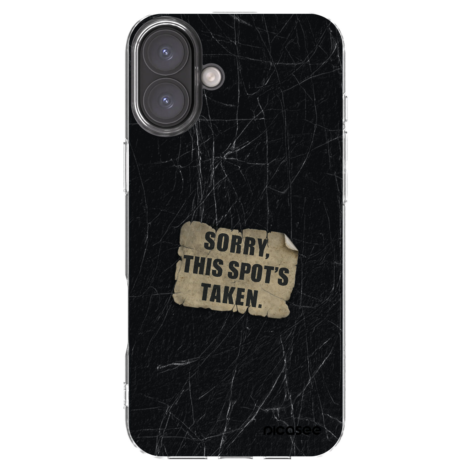 Picasee silikonska prozirna maskica za Apple iPhone 16 Plus - SORRY