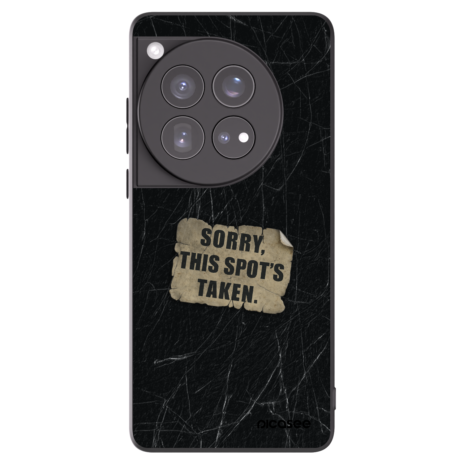 Picasee crna silikonska maskica za OnePlus 12 5G - SORRY