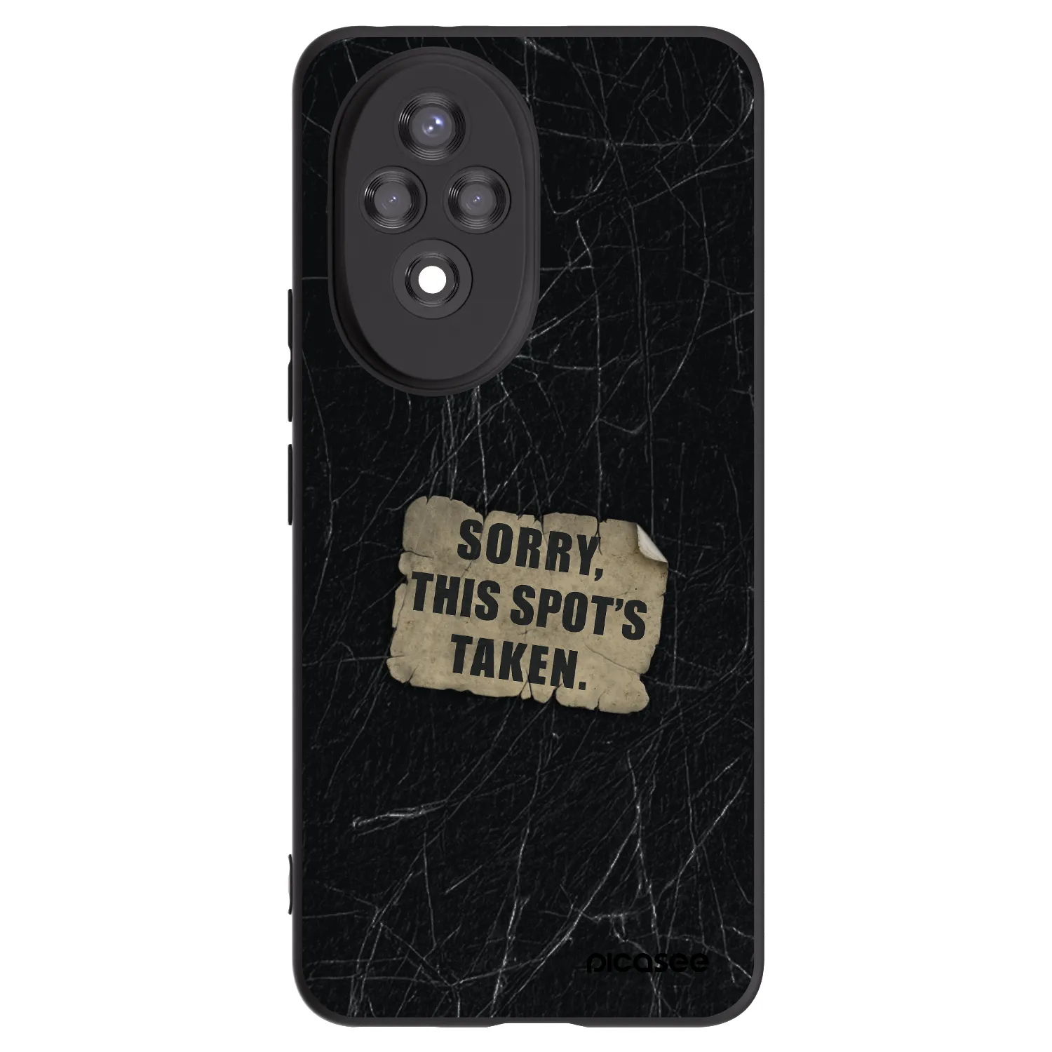 Picasee crna silikonska maskica za Honor 200 Pro 5G - SORRY