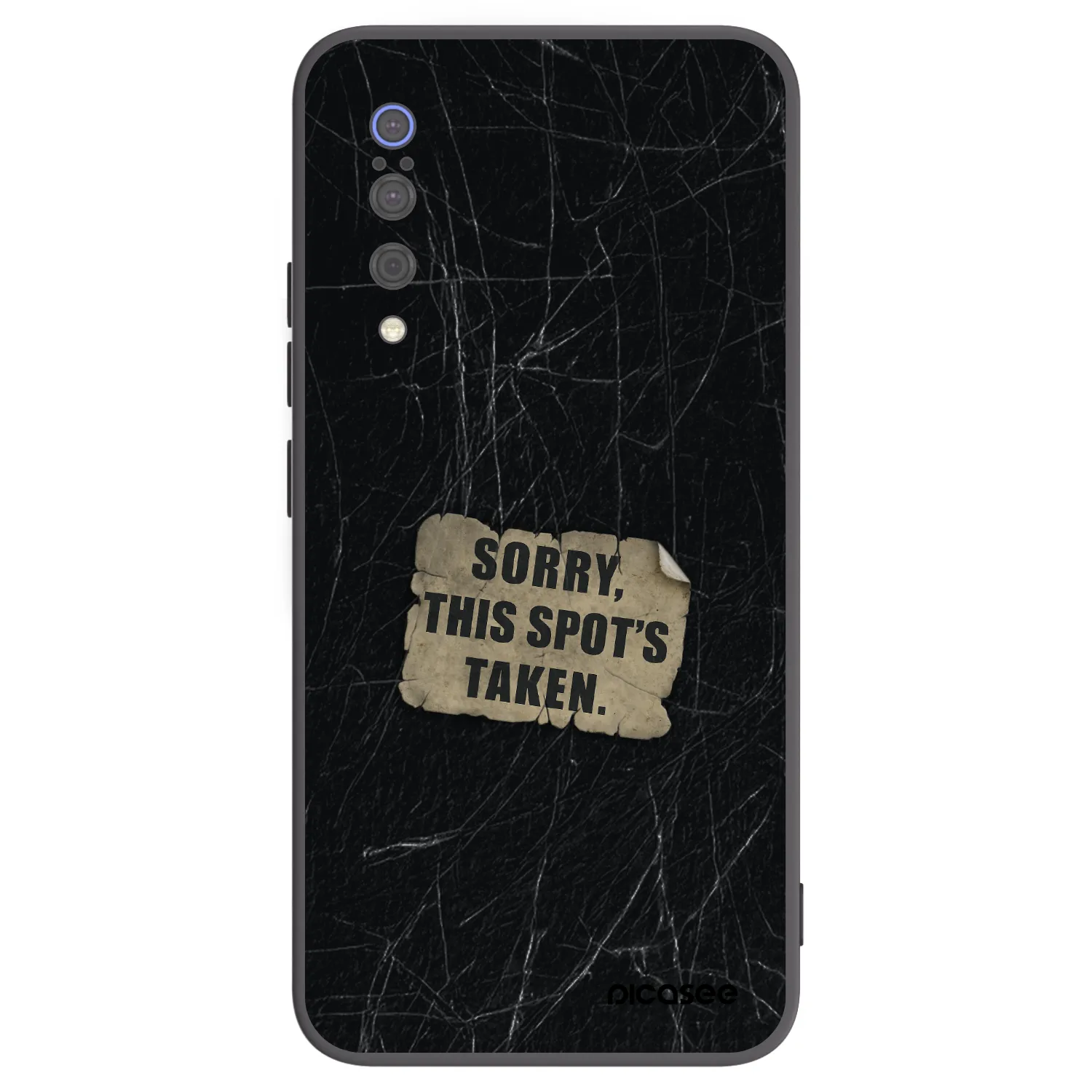 Picasee crna silikonska maskica za Xiaomi Mi 9 - SORRY
