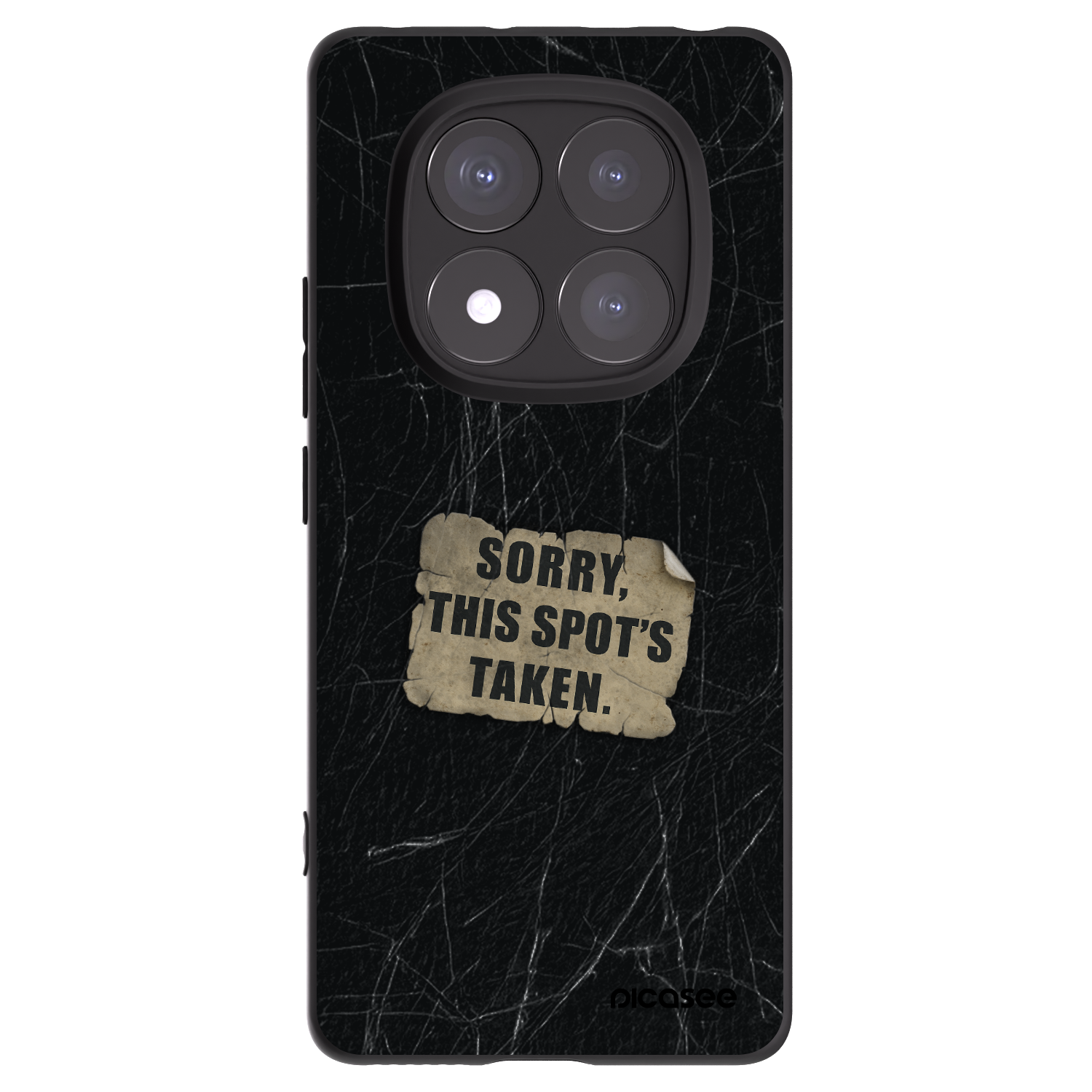 Picasee crna silikonska maskica za Xiaomi Redmi Note 14 Pro 5G - SORRY
