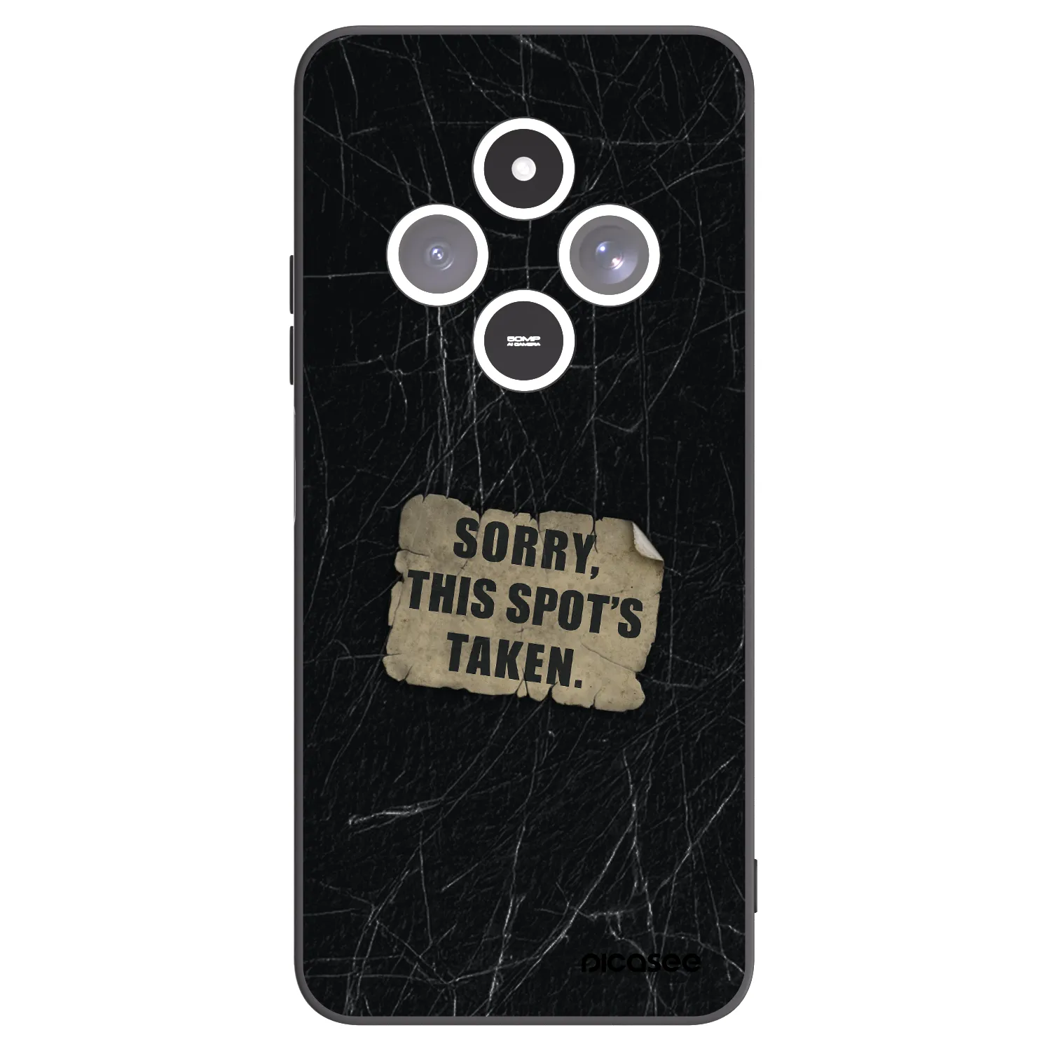 Picasee crna silikonska maskica za Xiaomi Redmi 14C - SORRY