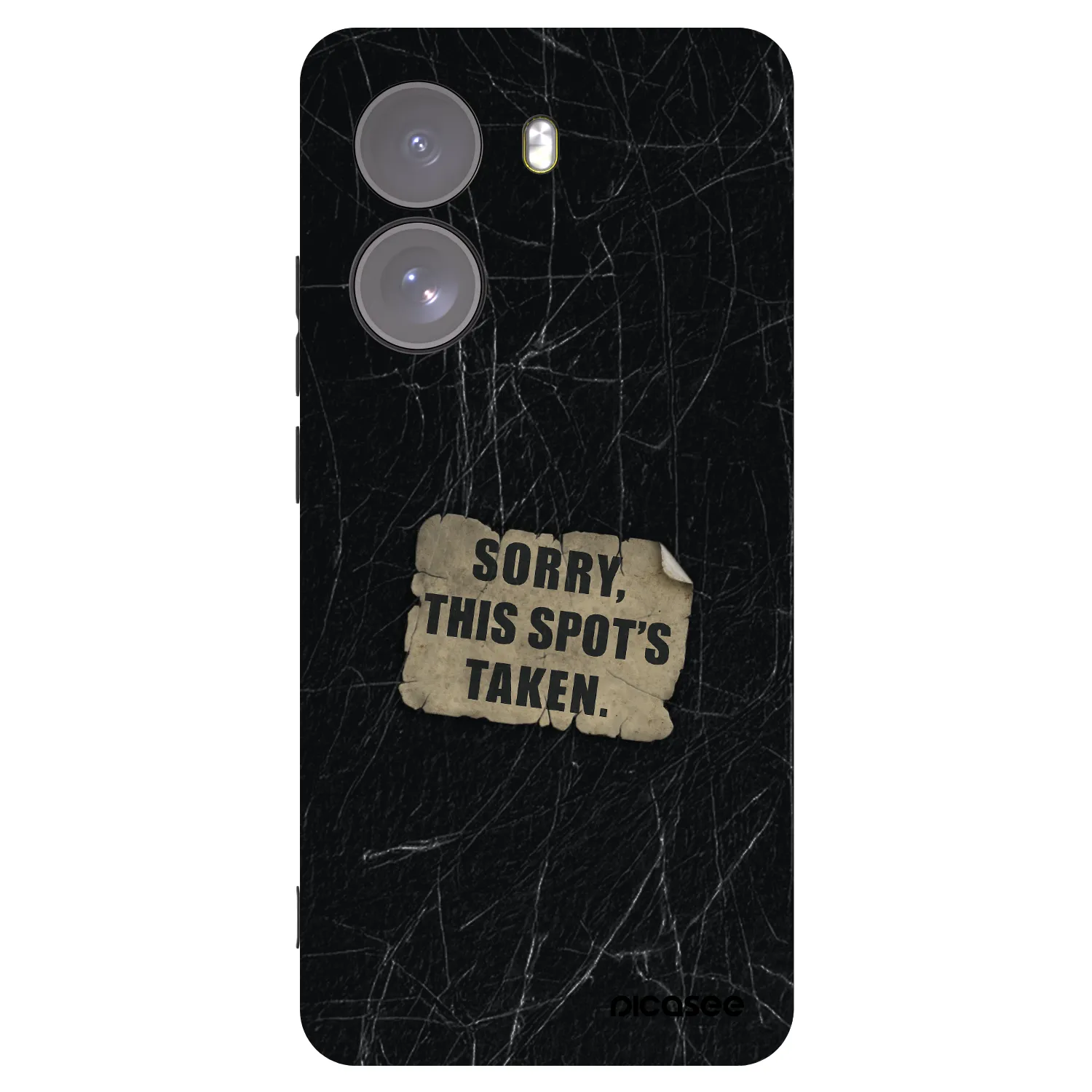 Picasee crna silikonska maskica za Xiaomi Poco X7 - SORRY