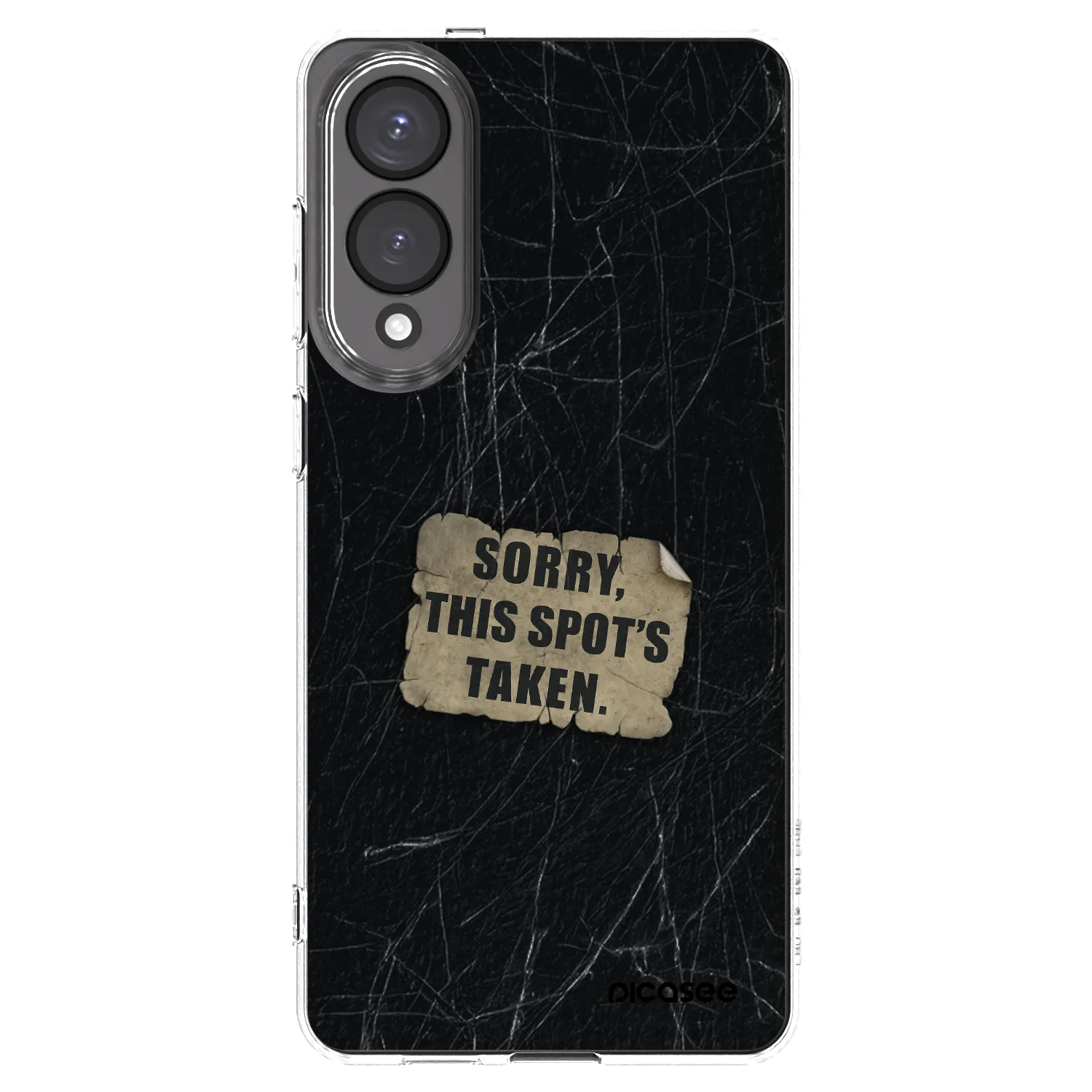 Picasee silikonska prozirna maskica za Samsung Galaxy S25 Edge 5G - SORRY