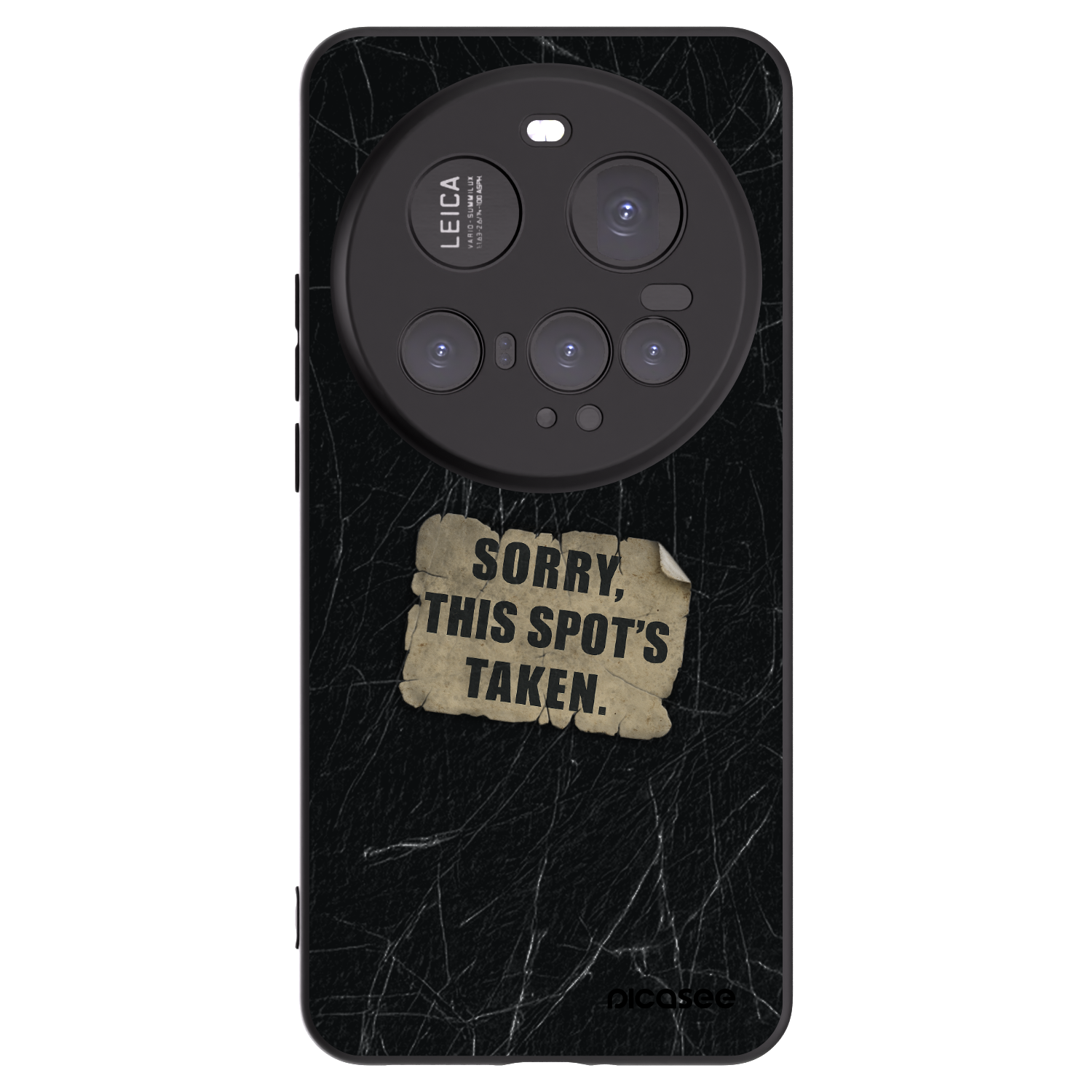 Picasee crna silikonska maskica za Xiaomi 15 Ultra - SORRY