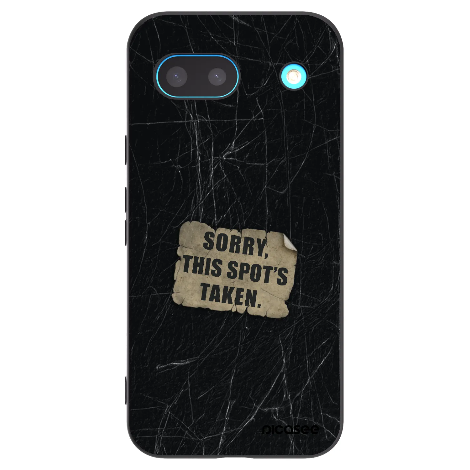 Picasee crna silikonska maskica za Google Pixel 8a - SORRY