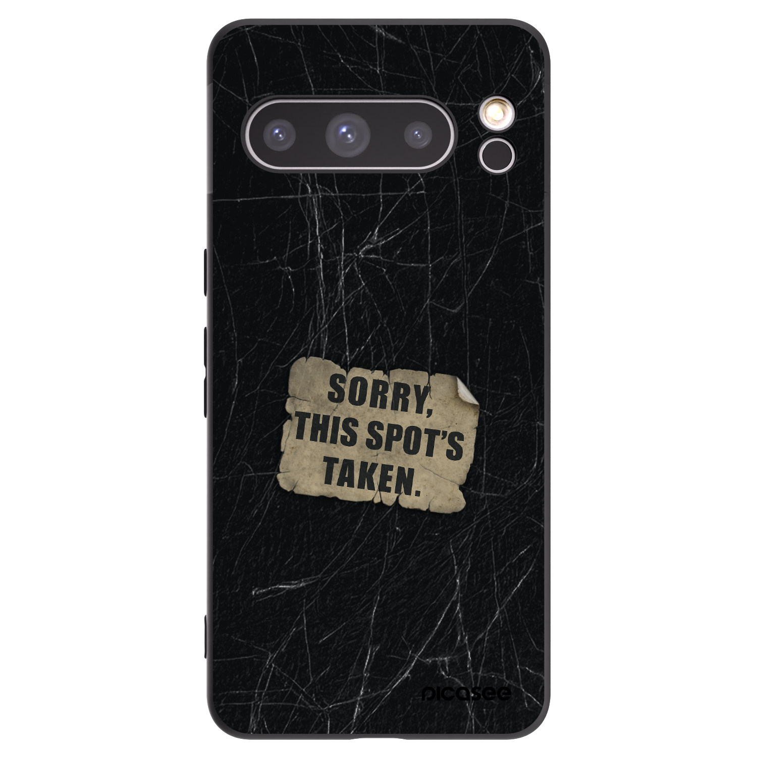 Picasee crna silikonska maskica za Google Pixel 8 Pro - SORRY