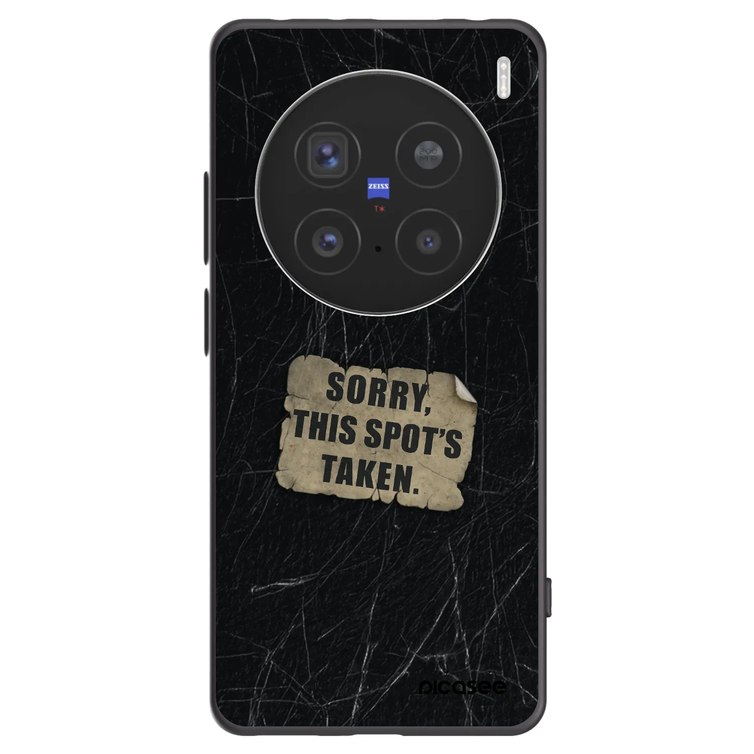 Picasee crna silikonska maskica za Vivo X200 Pro - SORRY
