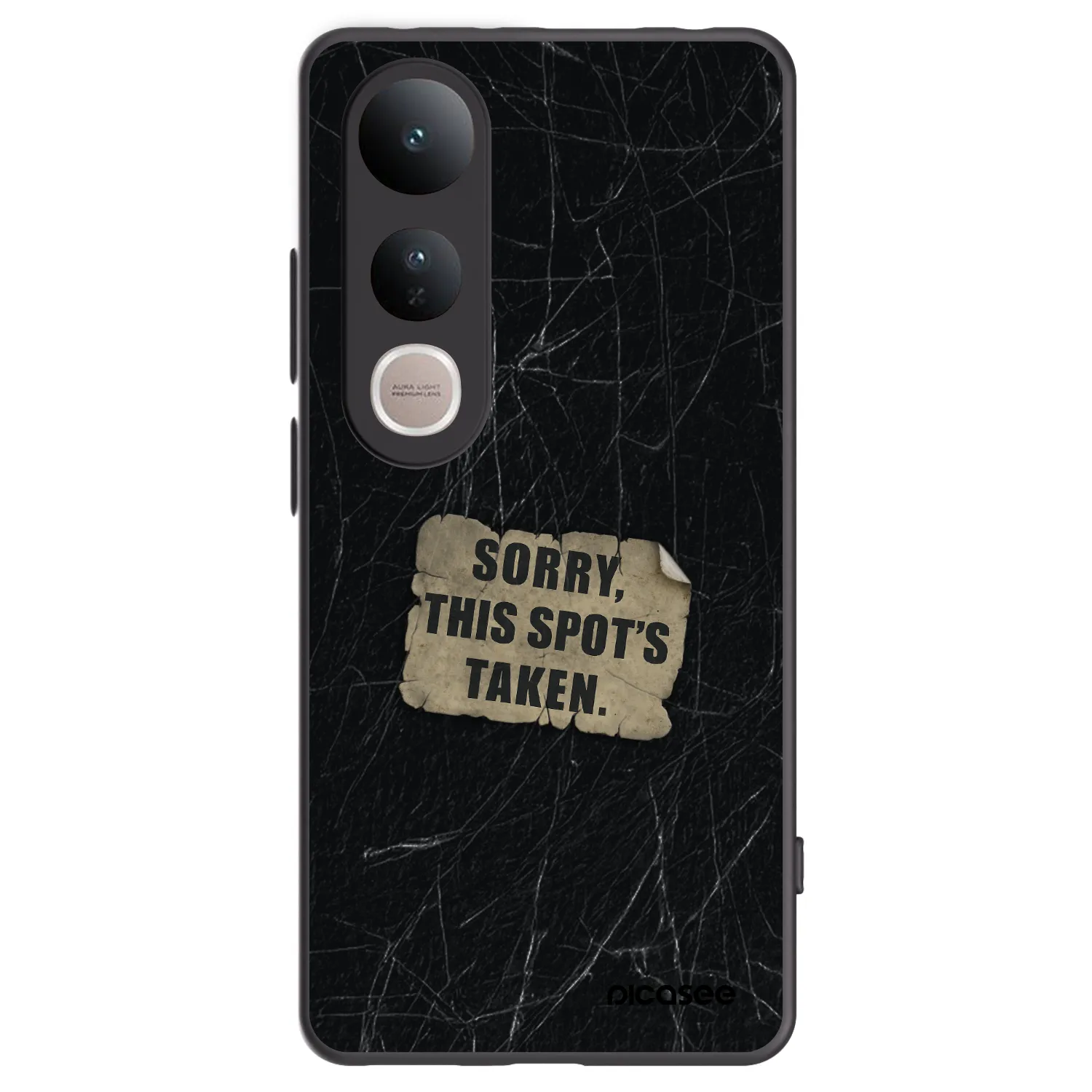 Picasee crna silikonska maskica za Vivo V50 Lite 5G - SORRY