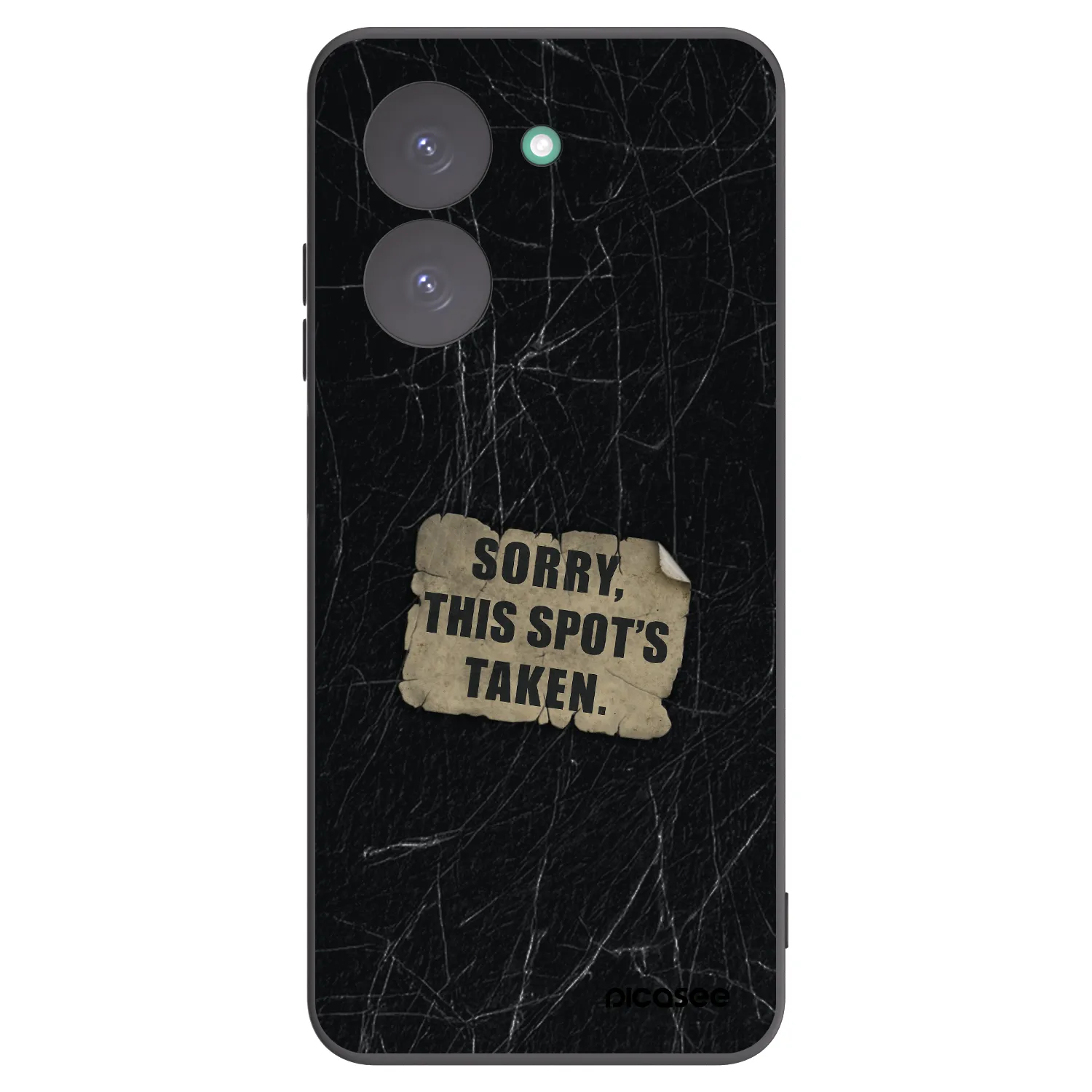 Picasee crna silikonska maskica za Xiaomi Redmi A5 - SORRY