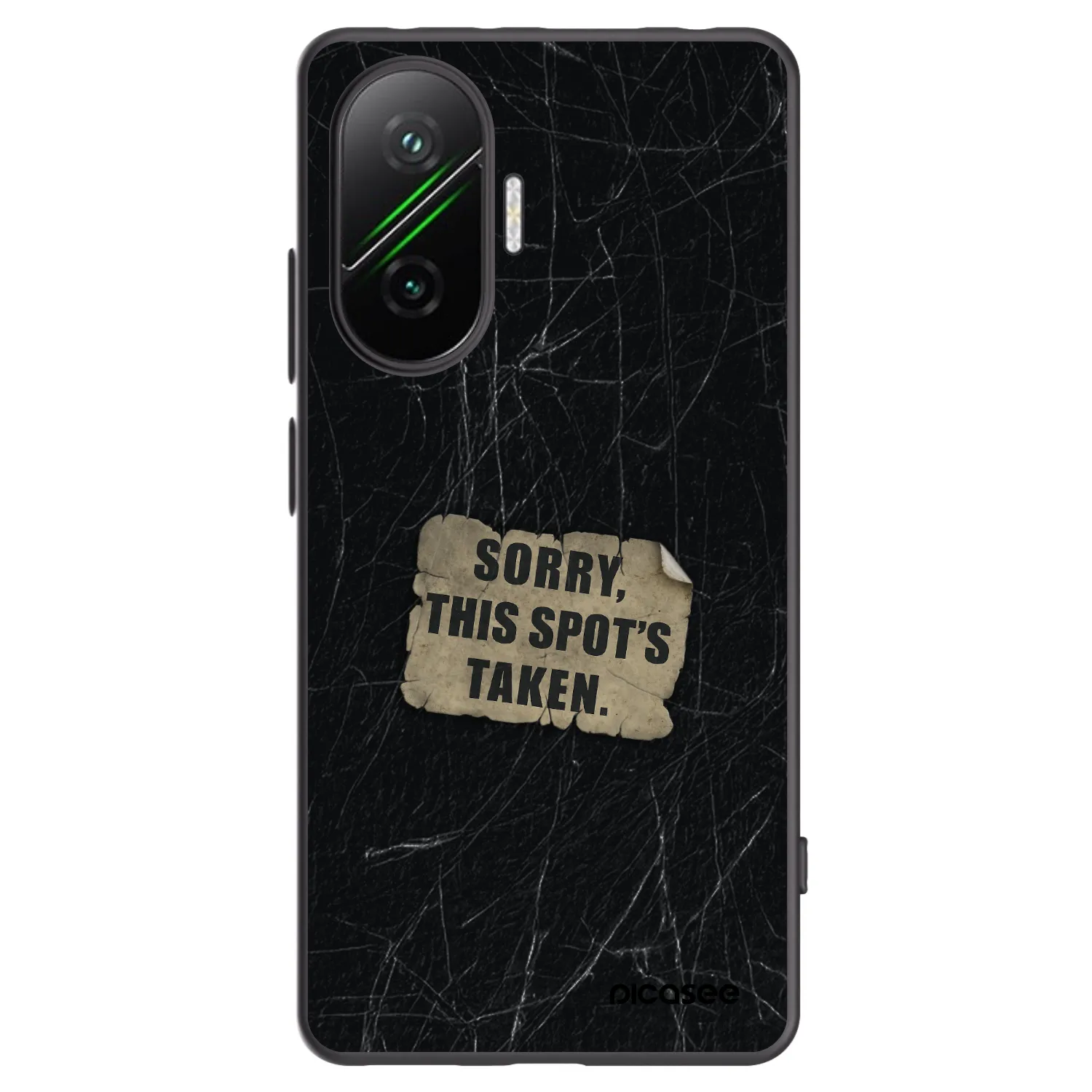 Picasee crna silikonska maskica za Xiaomi Poco F7 Pro 5G - SORRY