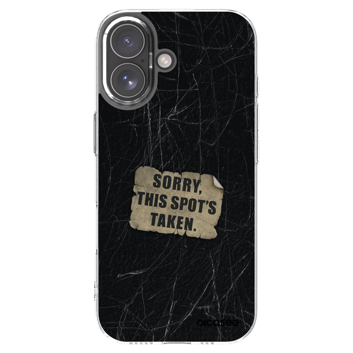 Picasee silikonska prozirna maskica za Apple iPhone 17 - SORRY