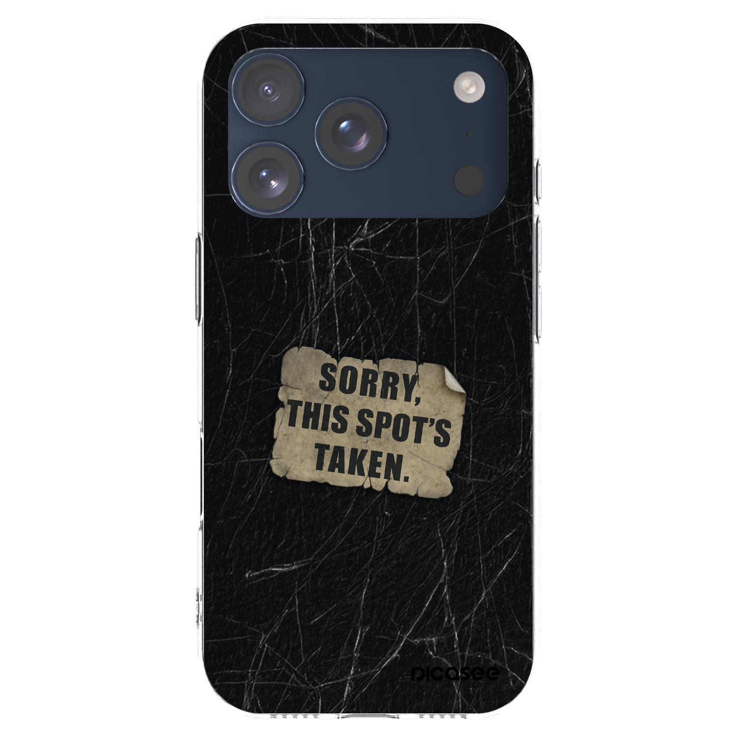 Picasee silikonska prozirna maskica za Apple iPhone 17 Pro - SORRY