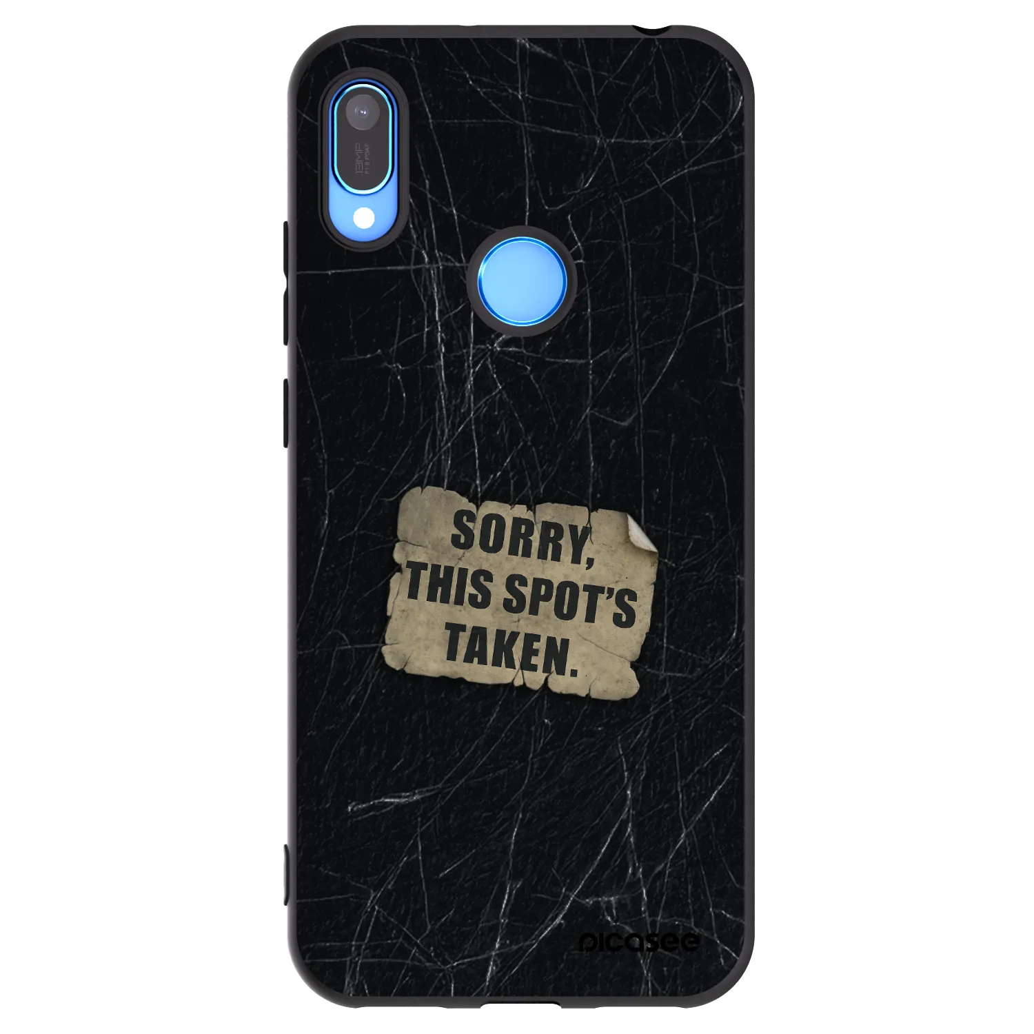 Picasee crna silikonska maskica za Huawei Y6 2019 - SORRY