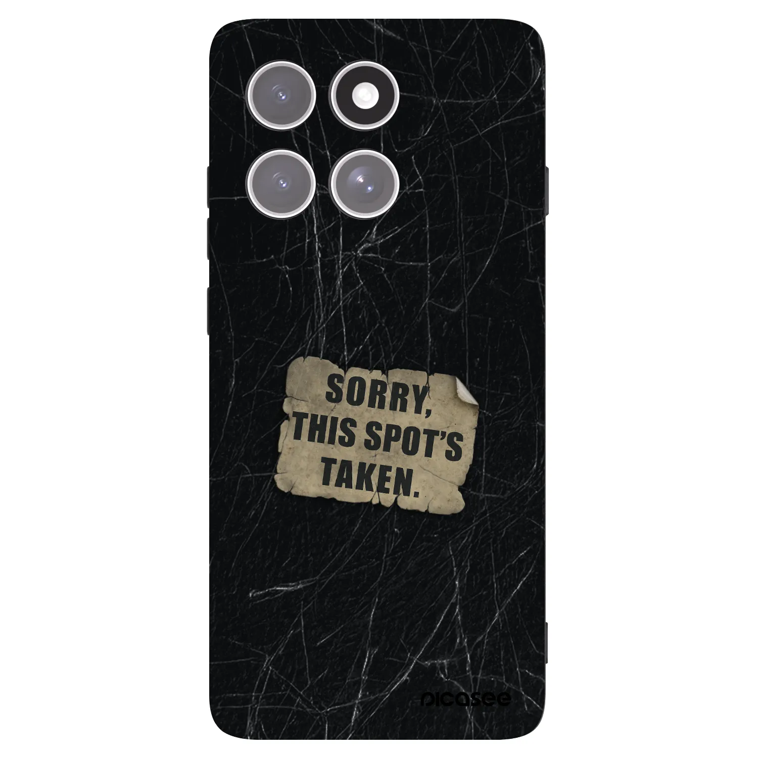 Picasee crna silikonska maskica za Motorola Edge 60 Pro - SORRY