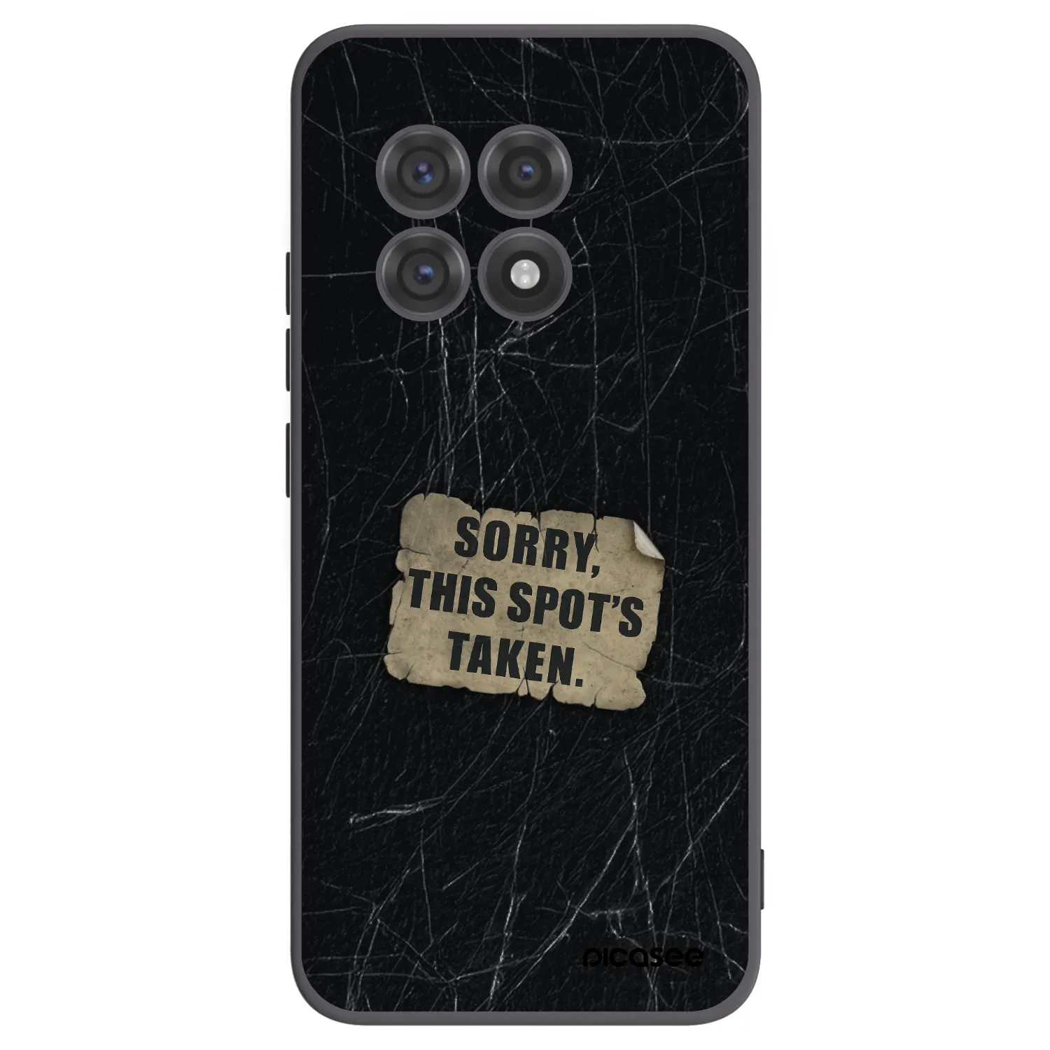 Picasee crna silikonska maskica za OnePlus 13R 5G - SORRY