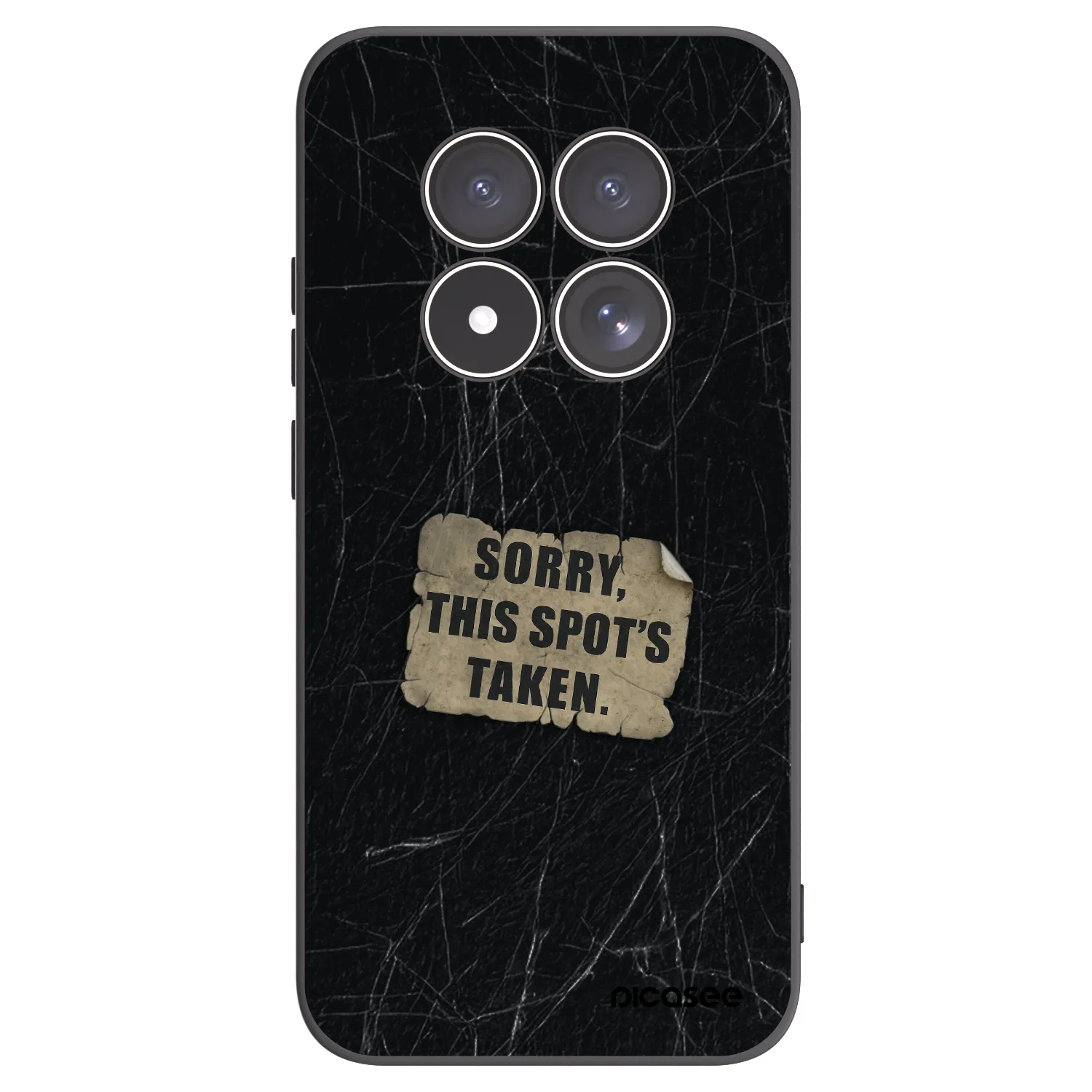 Picasee crna silikonska maskica za Xiaomi Redmi Note 15 Pro 4G - SORRY