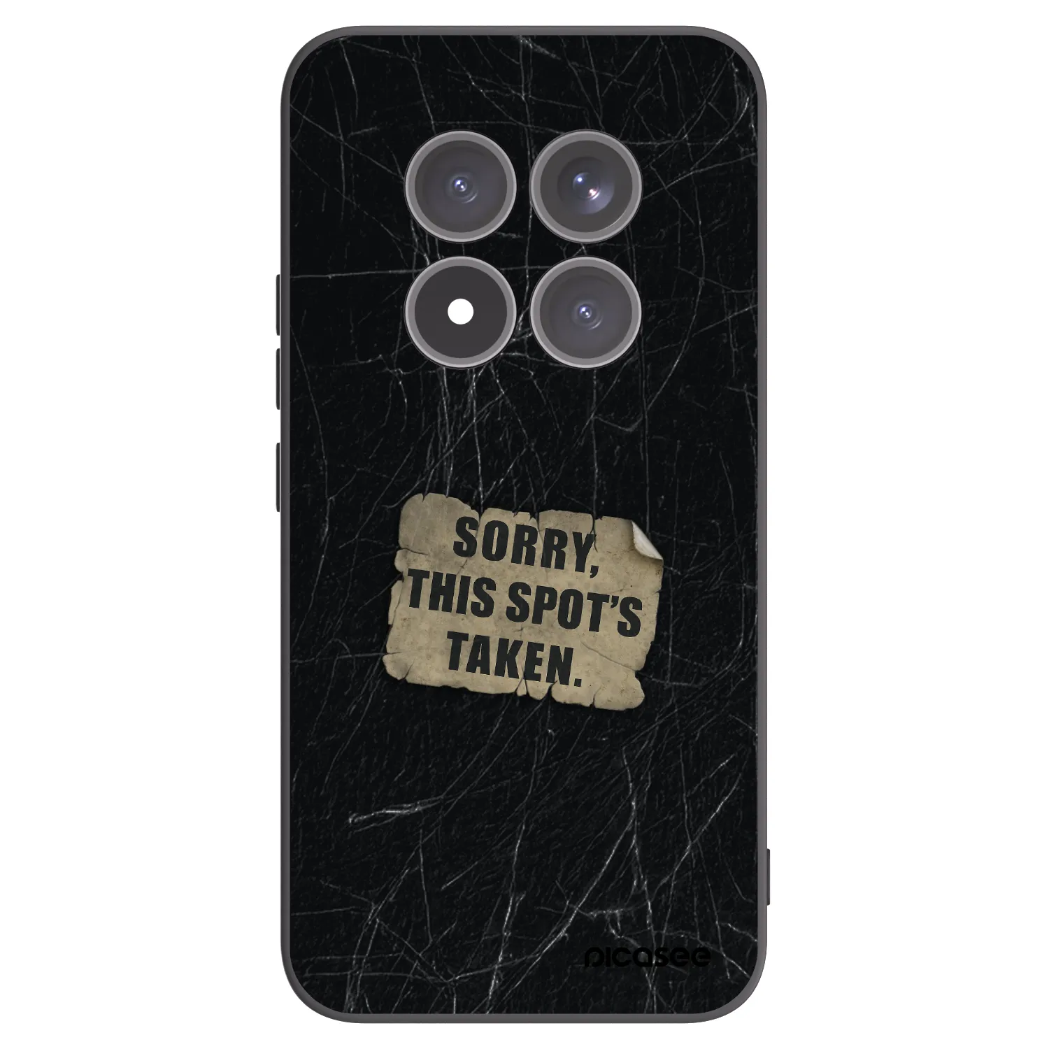Picasee crna silikonska maskica za Xiaomi Redmi Note 15 Pro+ - SORRY