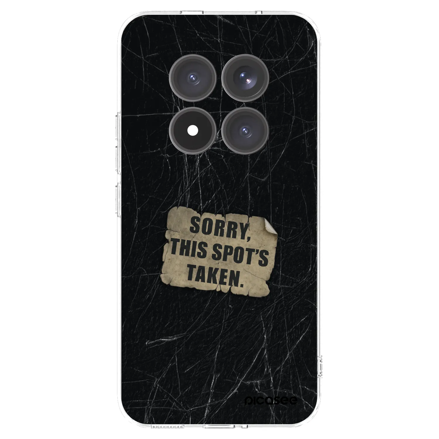 Picasee silikonska prozirna maskica za Xiaomi Redmi Note 15 Pro+ - SORRY