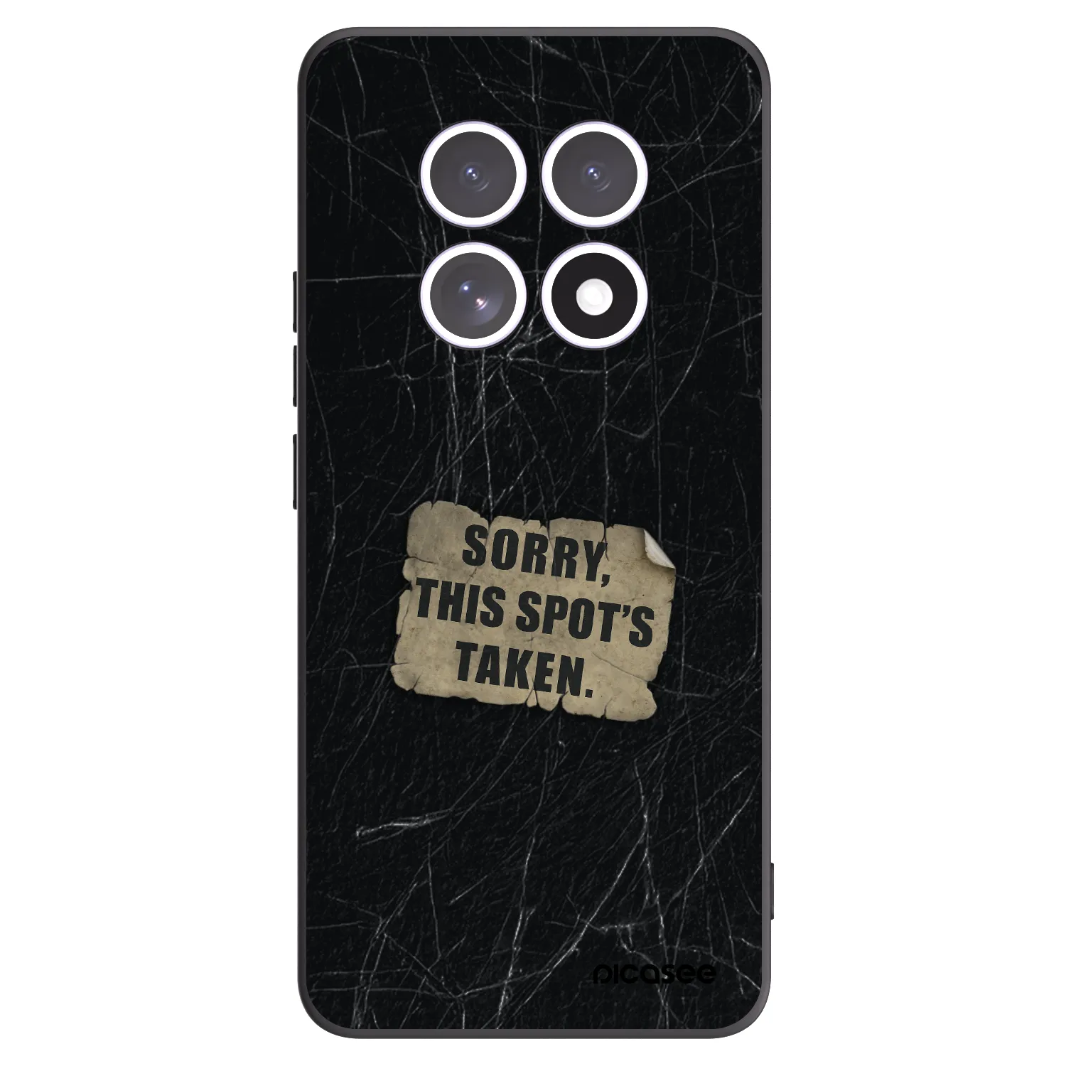 Picasee crna silikonska maskica za Xiaomi Redmi Note 15 - SORRY