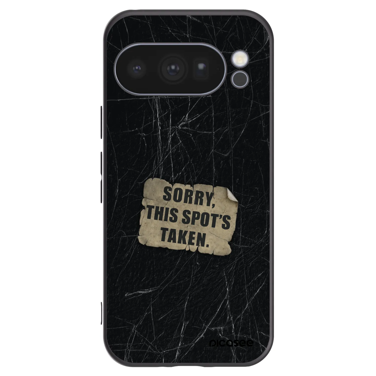 Picasee crna silikonska maskica za Google Pixel 10 Pro - SORRY
