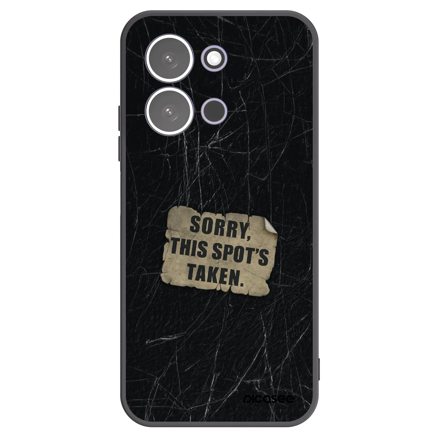 Picasee crna silikonska maskica za Xiaomi Redmi 15C 5G - SORRY