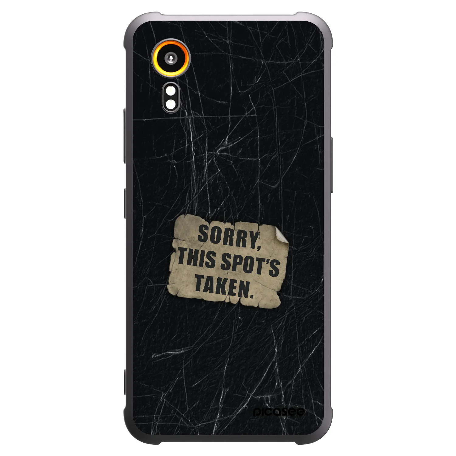 Picasee crna silikonska maskica za Samsung Galaxy Xcover 7 - SORRY