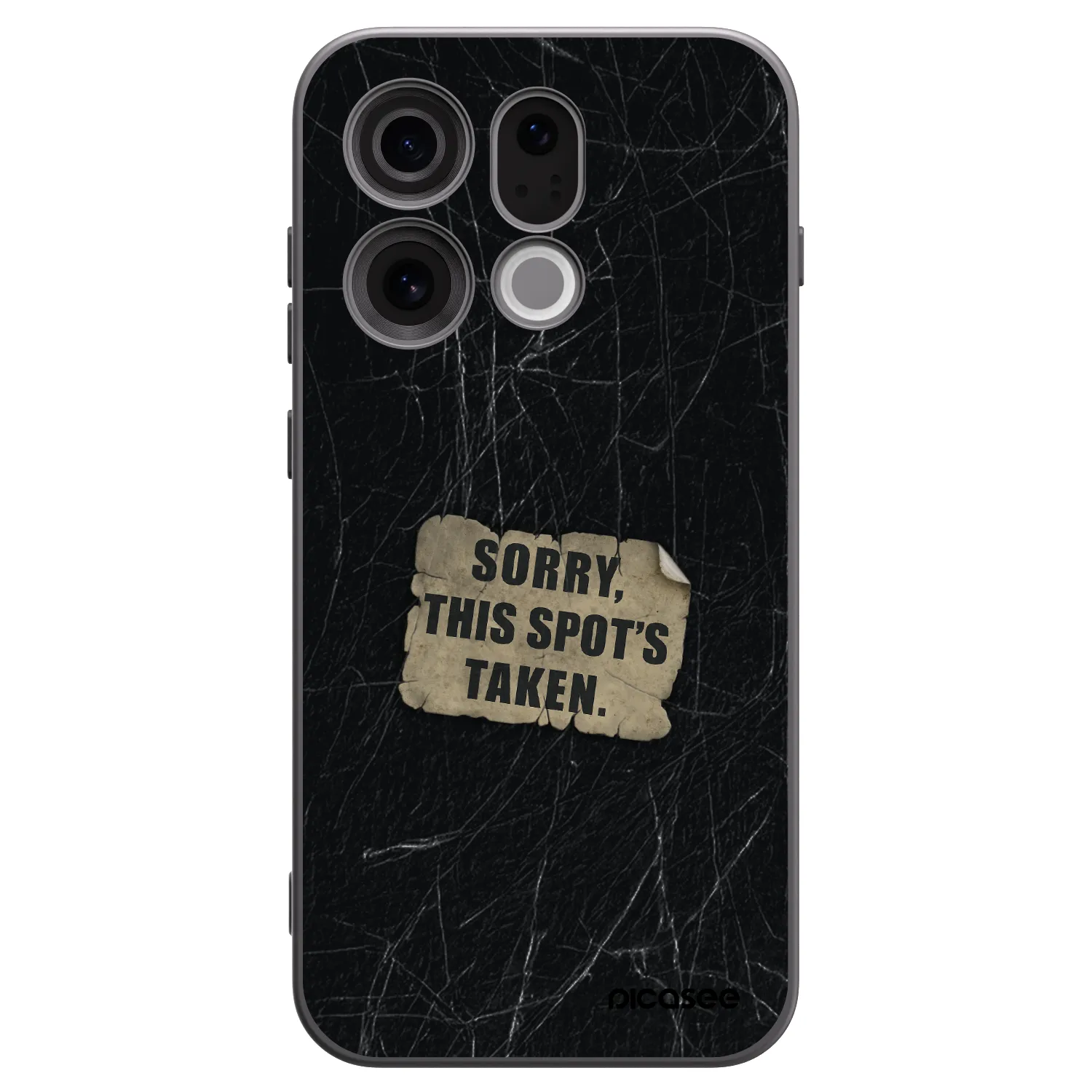 Picasee crna silikonska maskica za OPPO Find X9 - SORRY