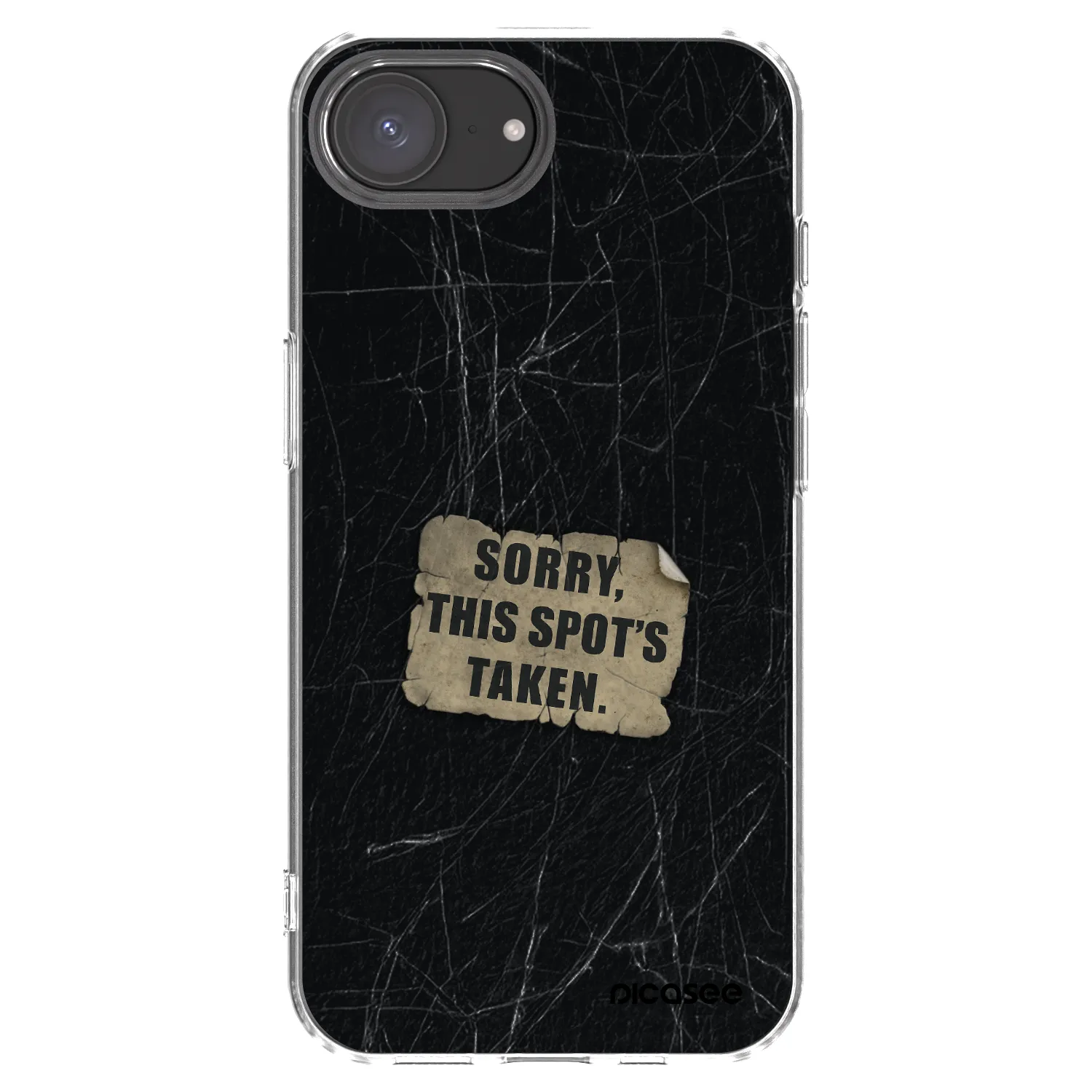 Picasee silikonska prozirna maskica za Apple iPhone 17e - SORRY