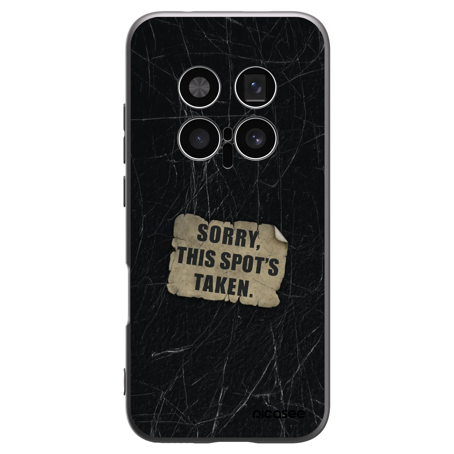 Picasee crna silikonska maskica za Honor Magic8 Pro 5G - SORRY