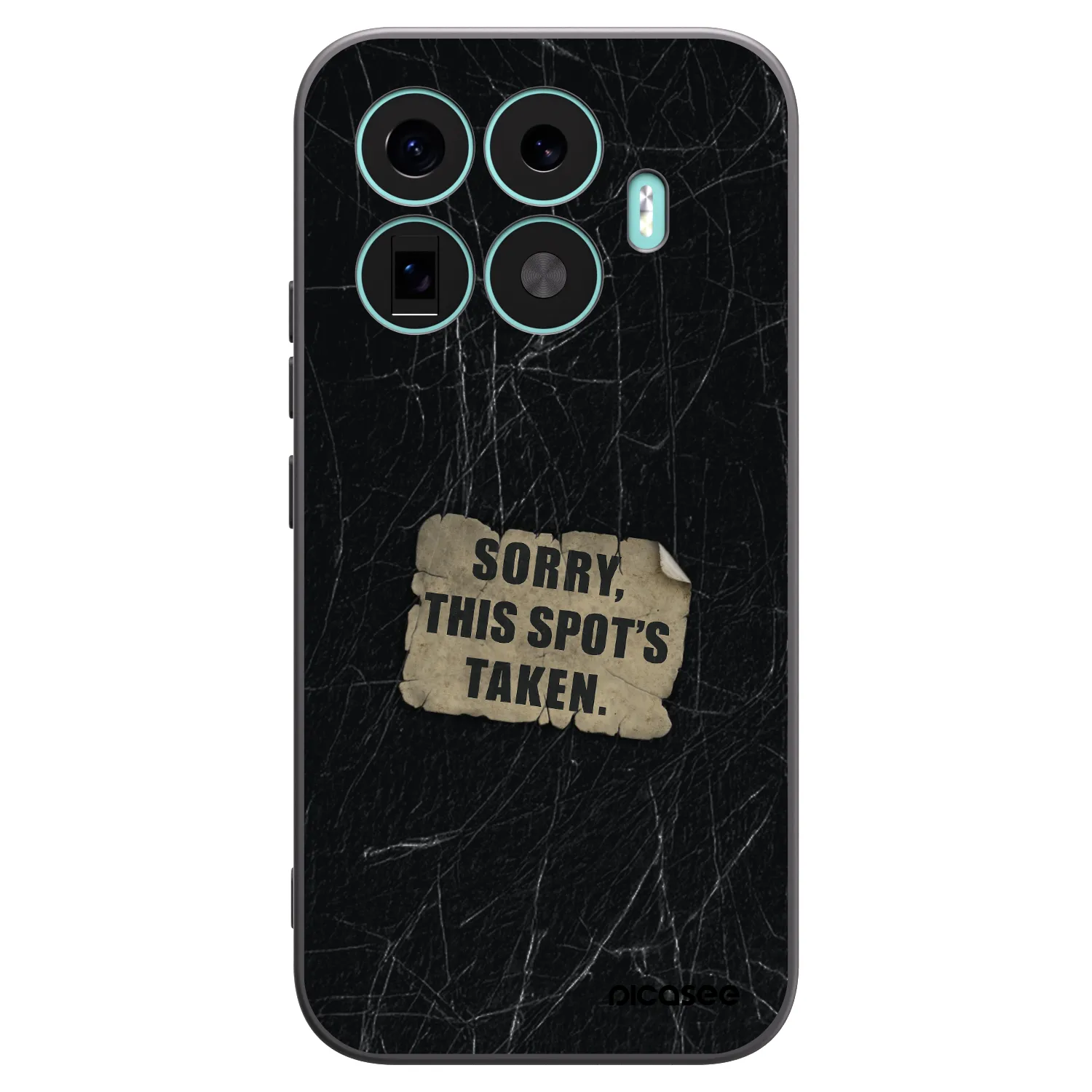 Picasee crna silikonska maskica za Xiaomi 17T - SORRY