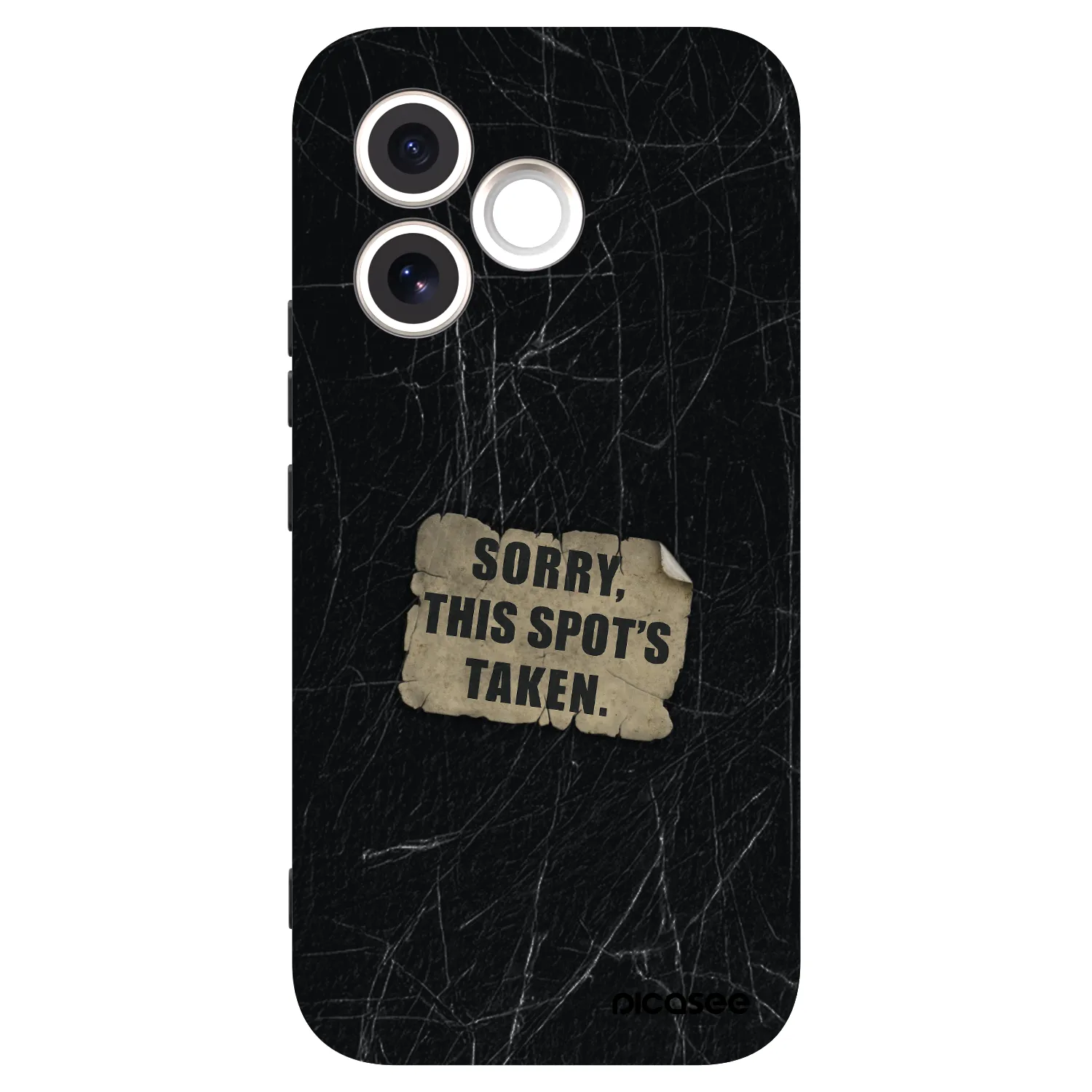 Picasee crna silikonska maskica za Honor 600 Lite - SORRY