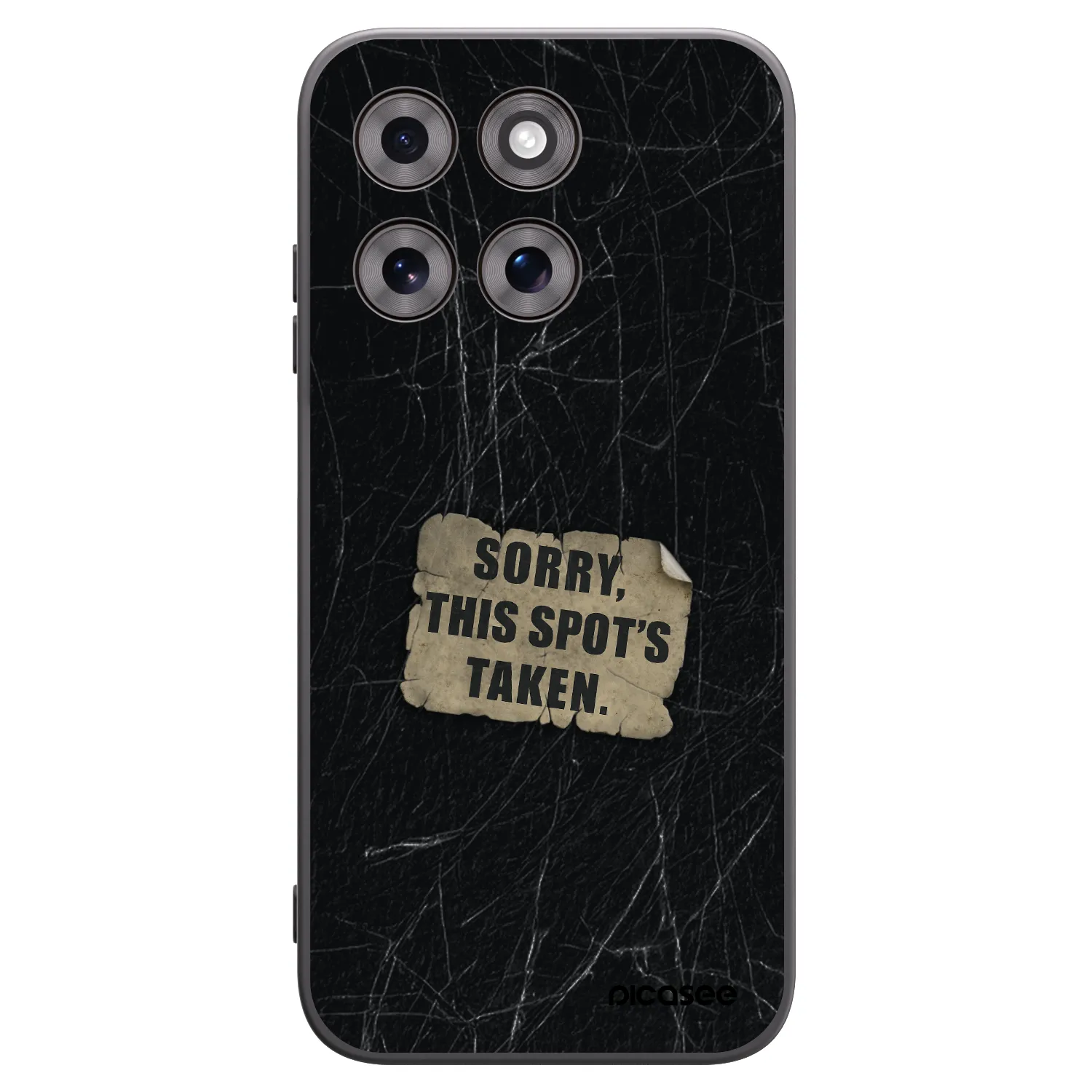 Picasee crna silikonska maskica za Motorola Moto G77 - SORRY