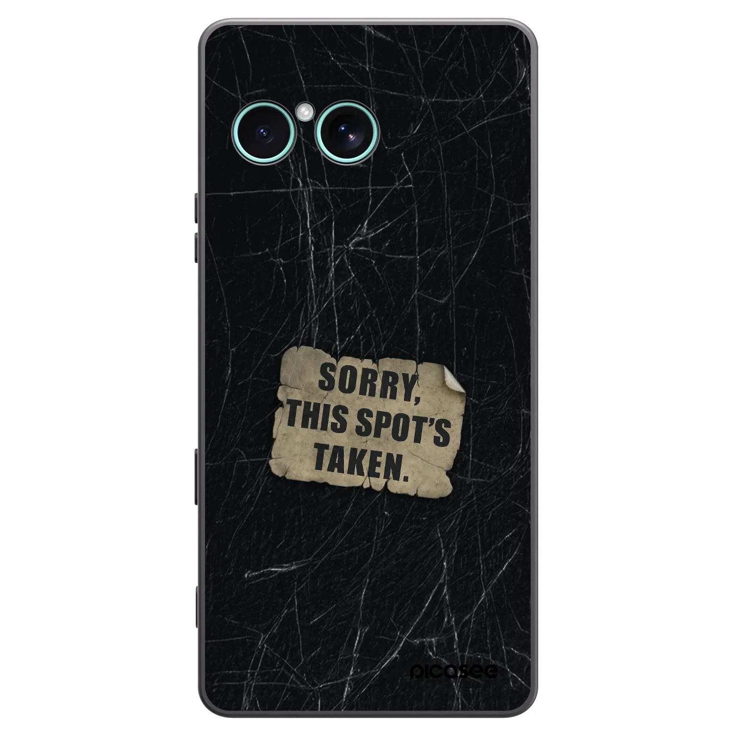 Picasee crna silikonska maskica za Sony Xperia 10 VII - SORRY
