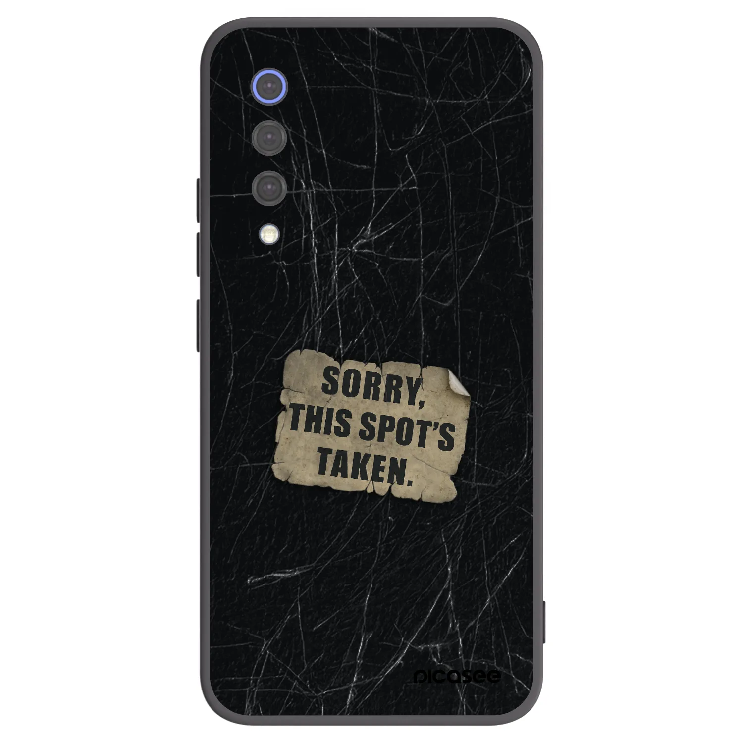 Picasee crna silikonska maskica za Xiaomi Mi 9 SE - SORRY