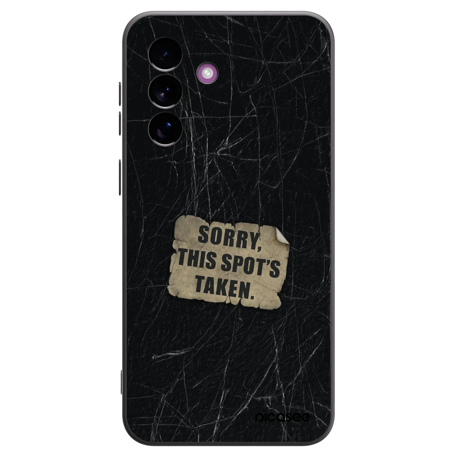 Picasee crna silikonska maskica za Samsung Galaxy A37 - SORRY
