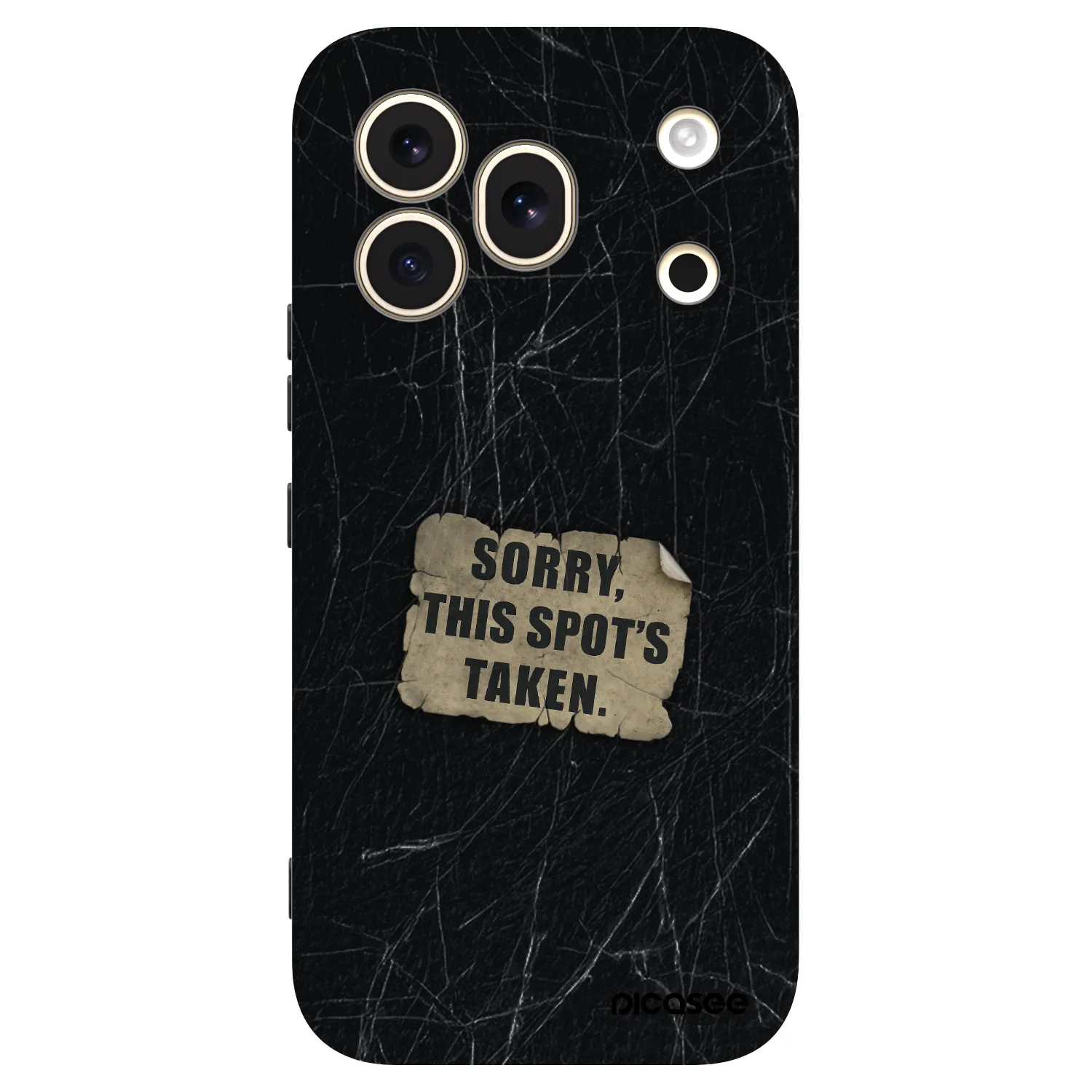 Picasee crna silikonska maskica za Honor 600 Pro - SORRY